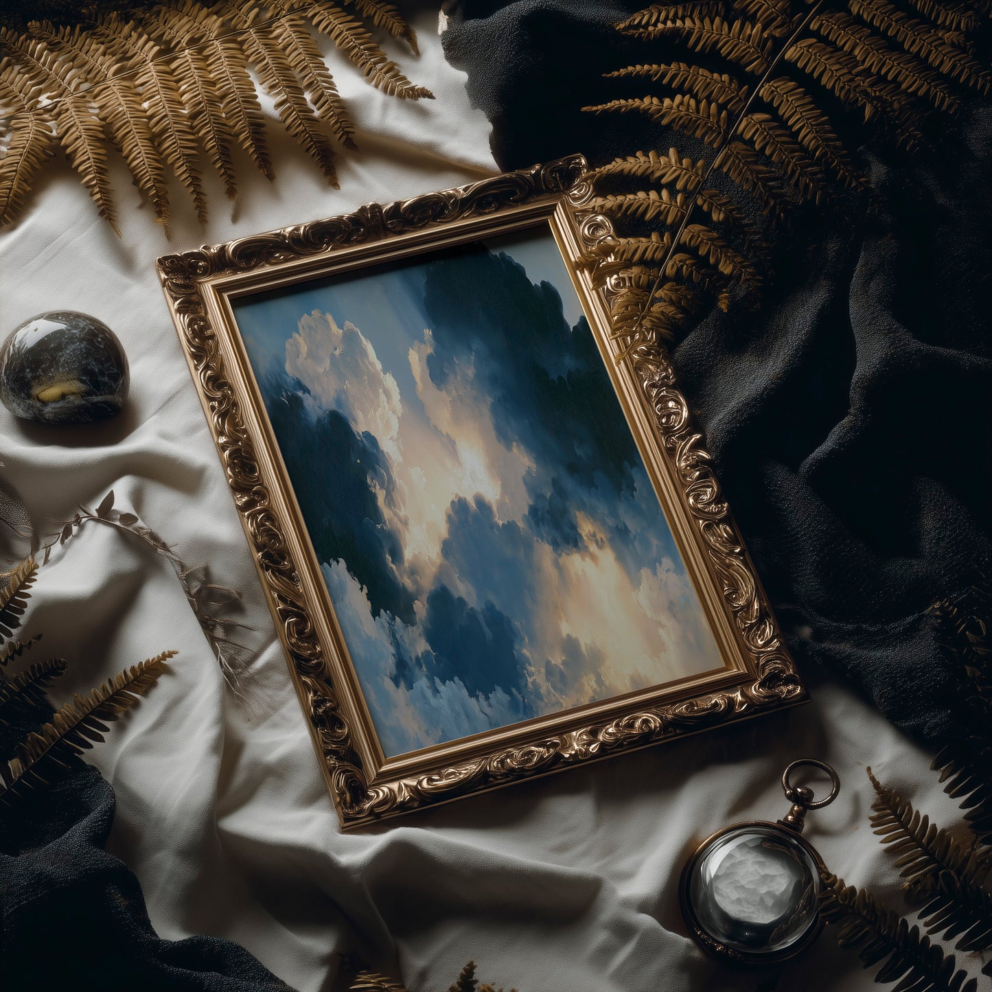 Blue Cloudscape at Twilight