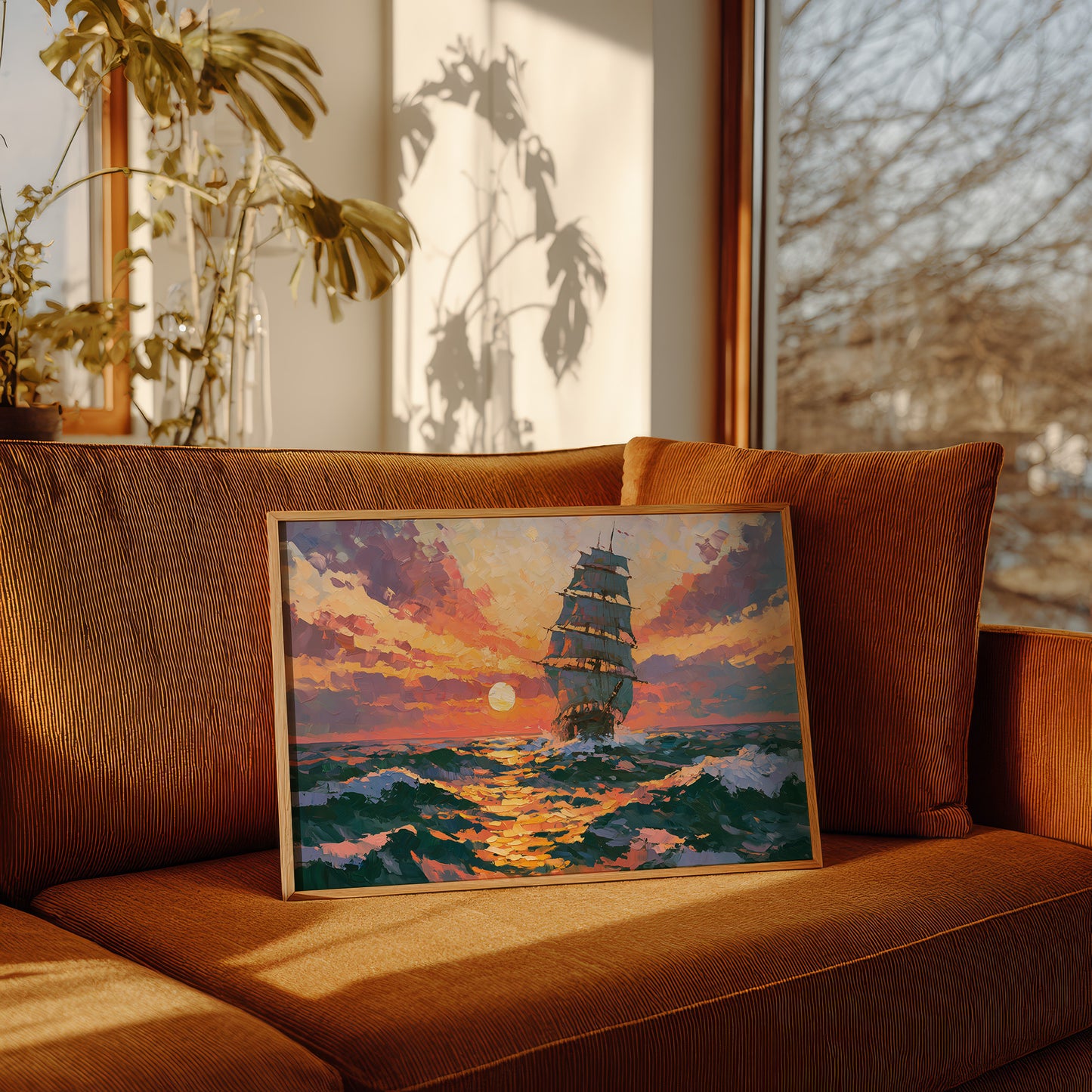 Tall Ship, Setting Sun