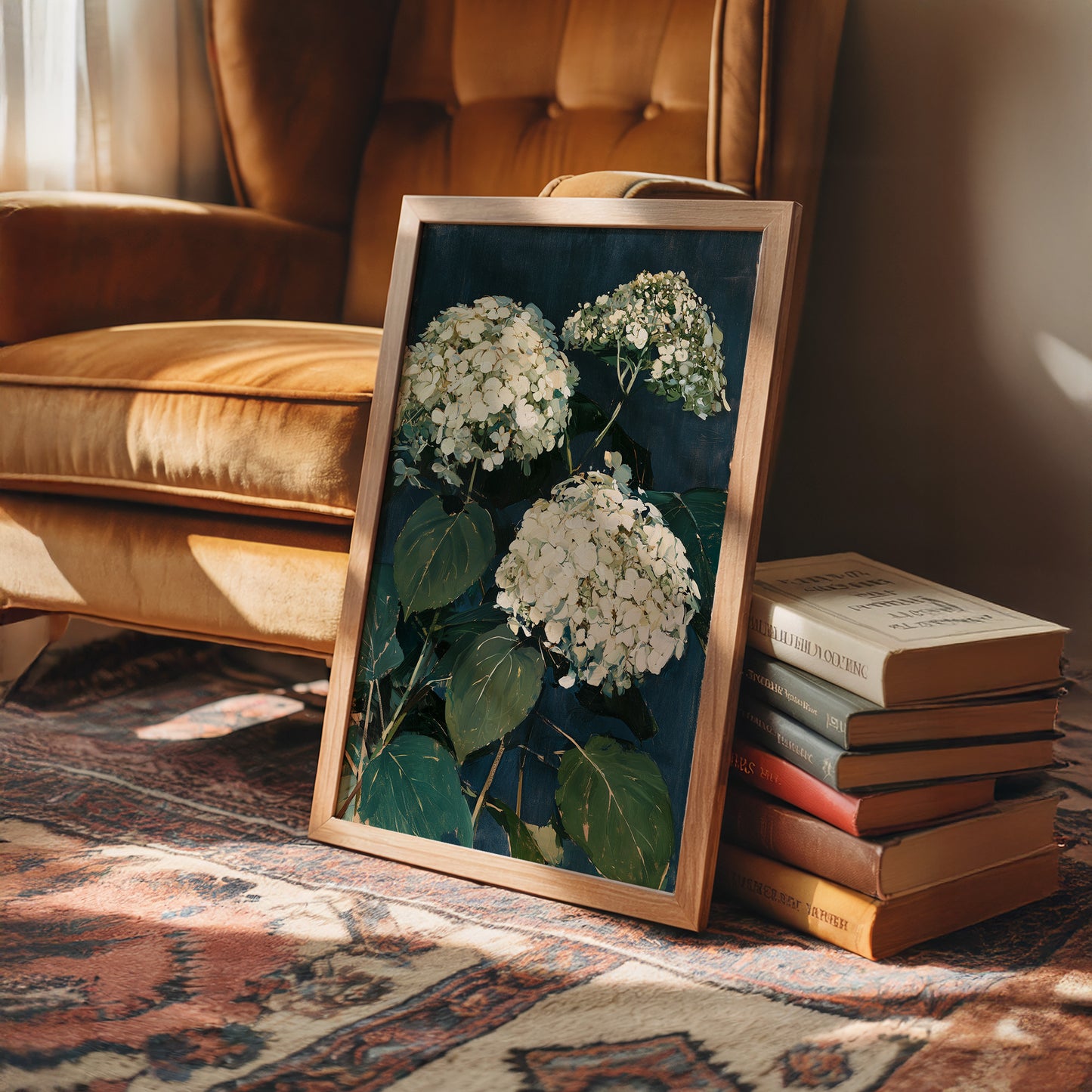 Hydrangeas After Dusk