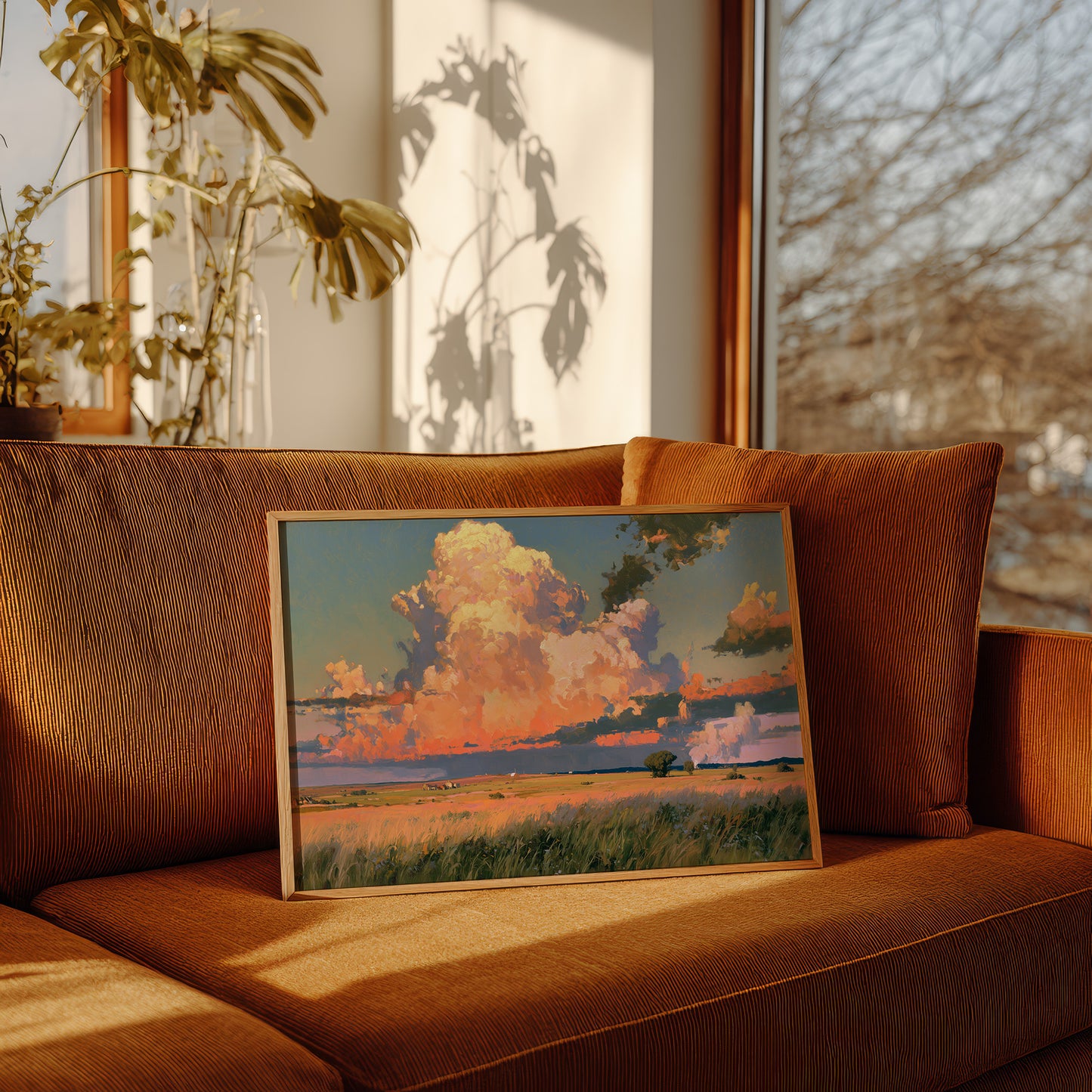 Farmstead Beneath the Blaze