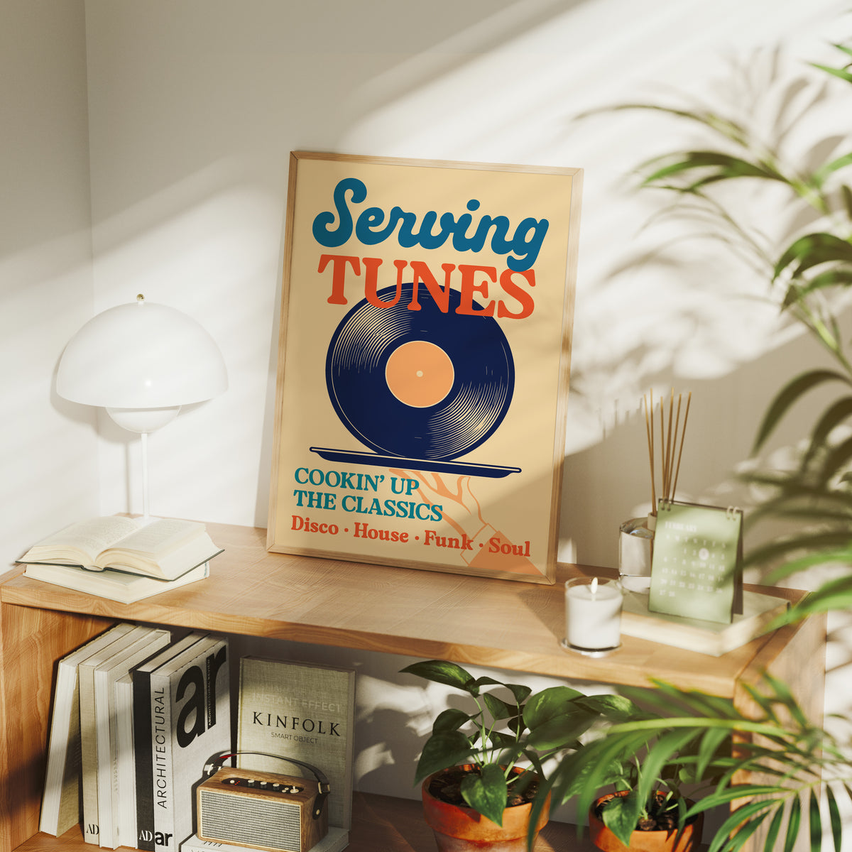 Serving Tunes: Vinyl on a Platter