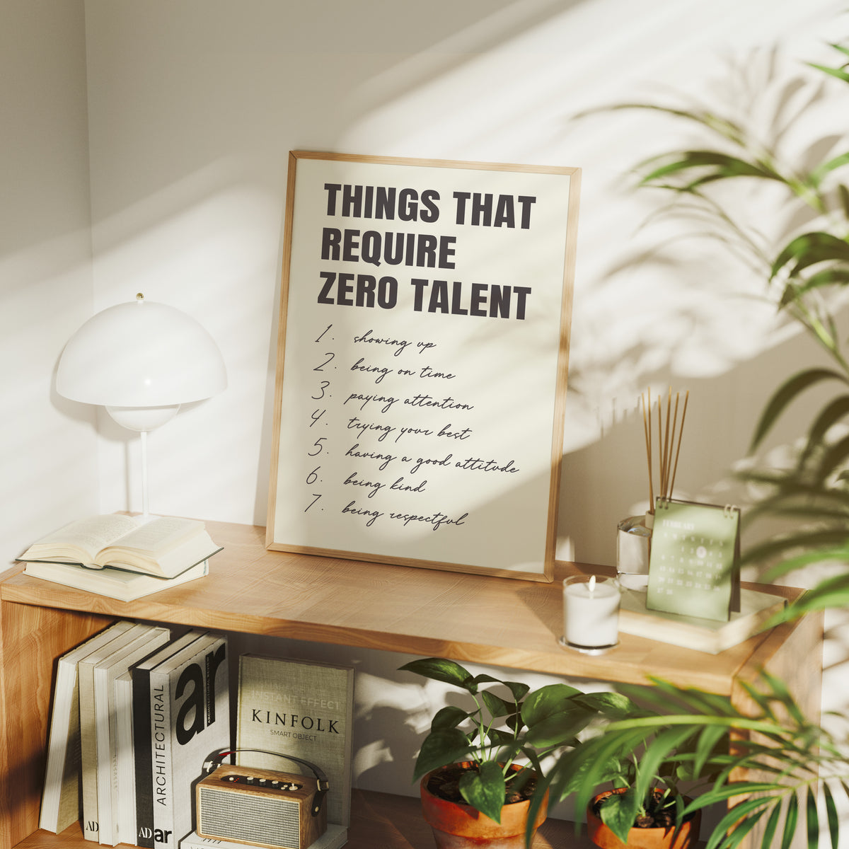 Things That Require Zero Talent