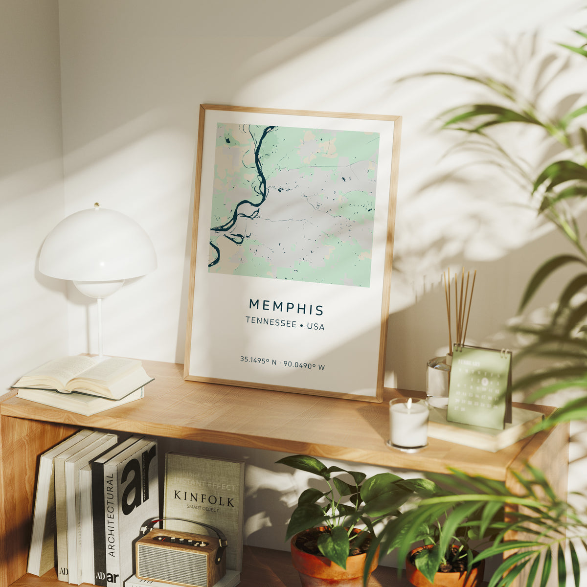 Memphis City Map Print