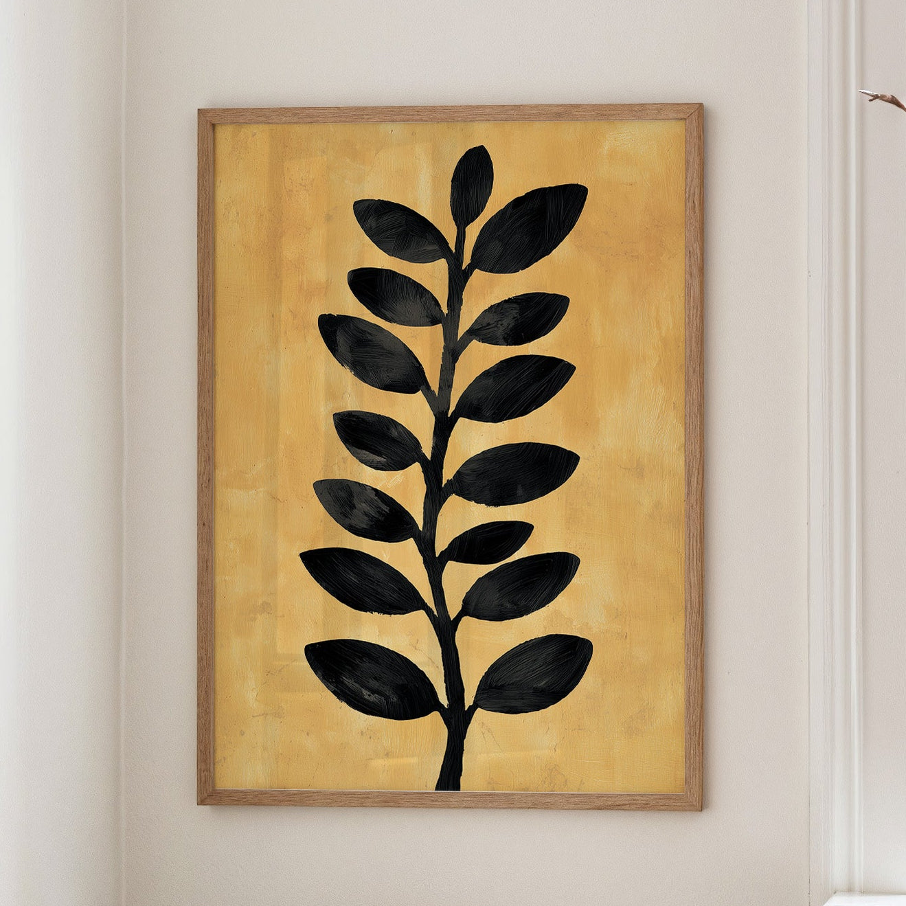 Golden Stem in Shadow