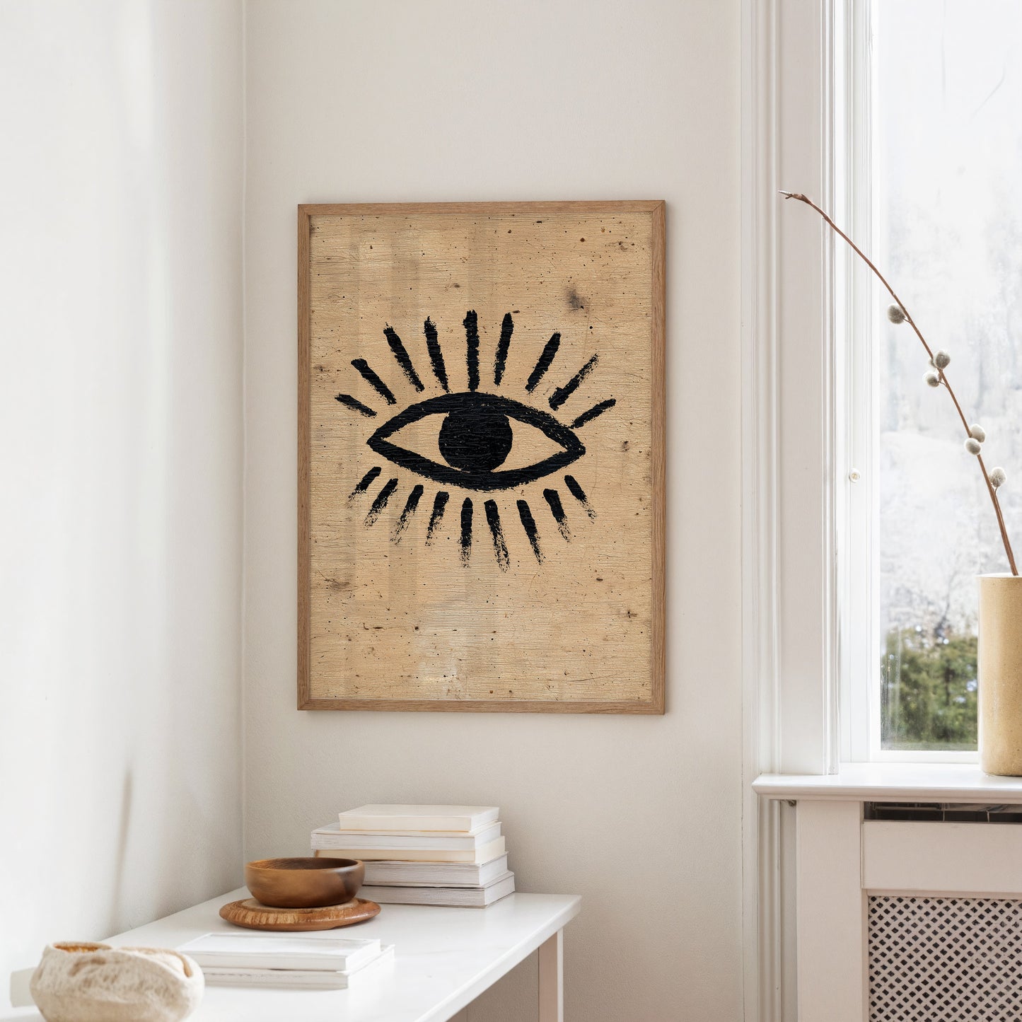 Watchful Sun in Ink