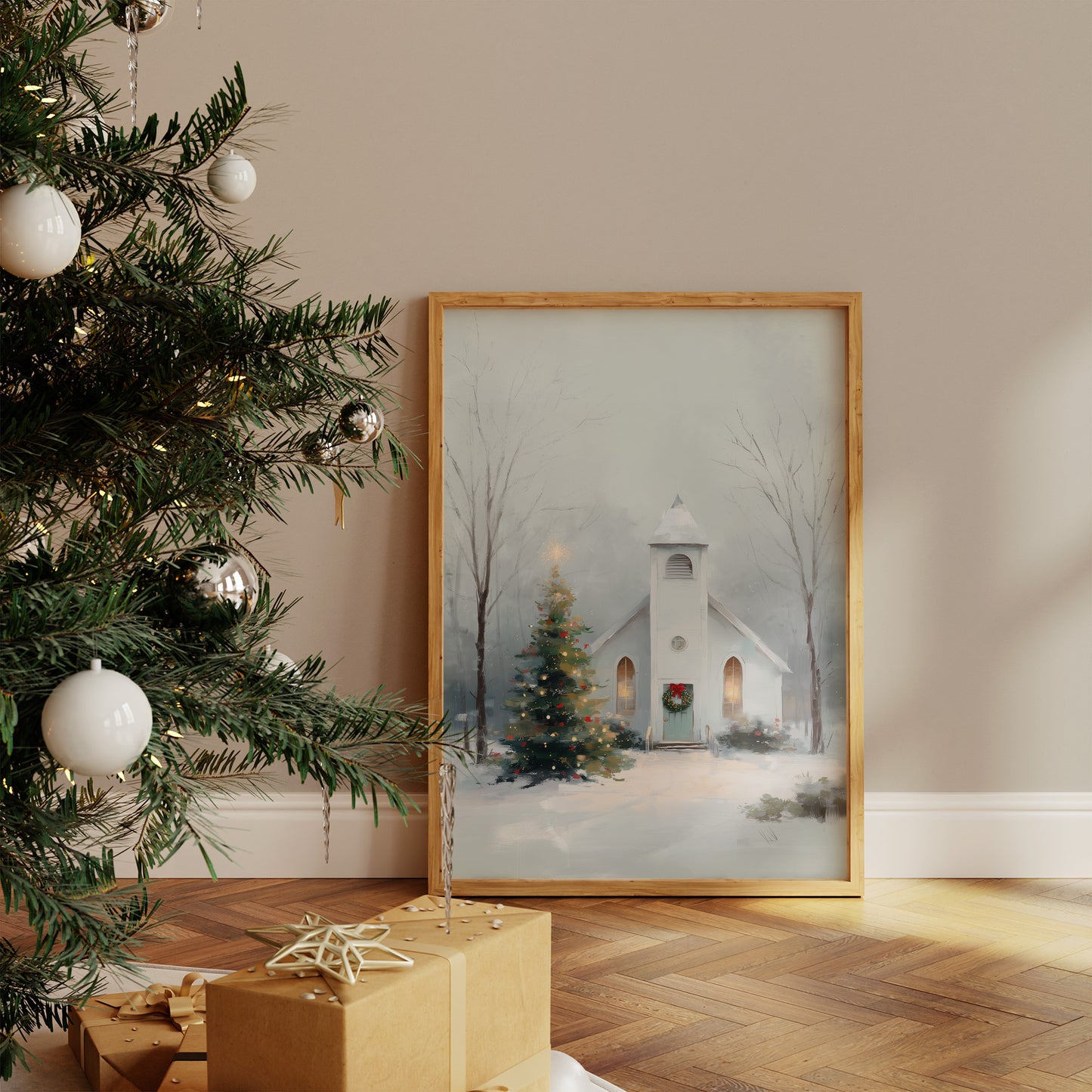 Quiet Chapel at Christmas