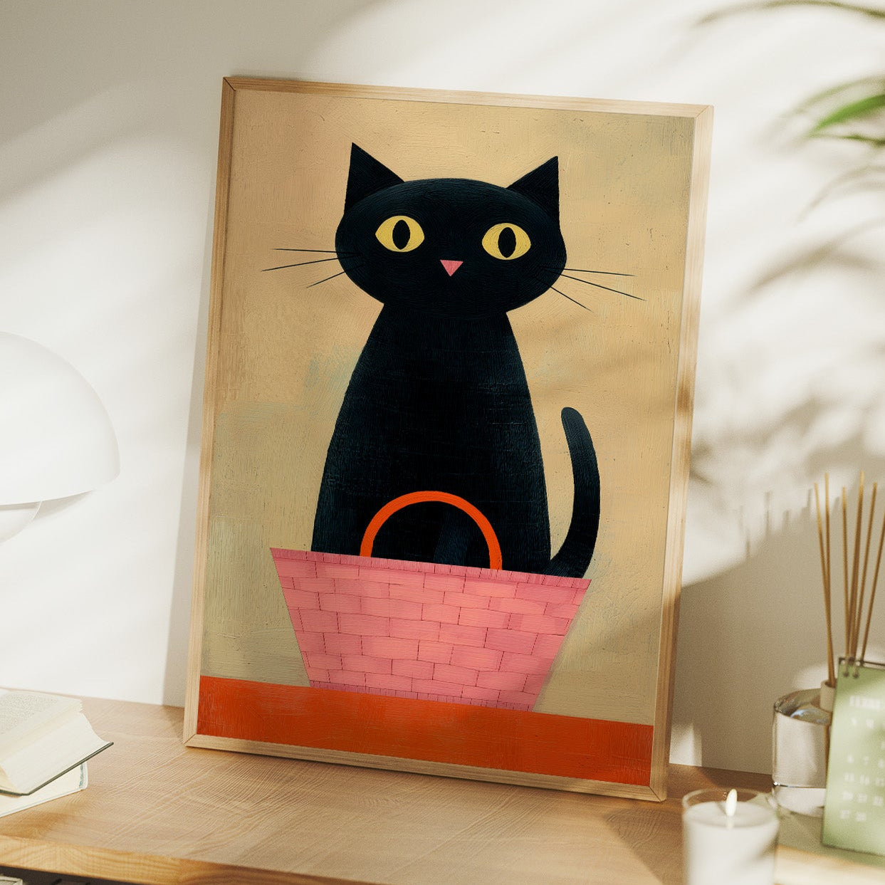 Curious Eyes In A Basket