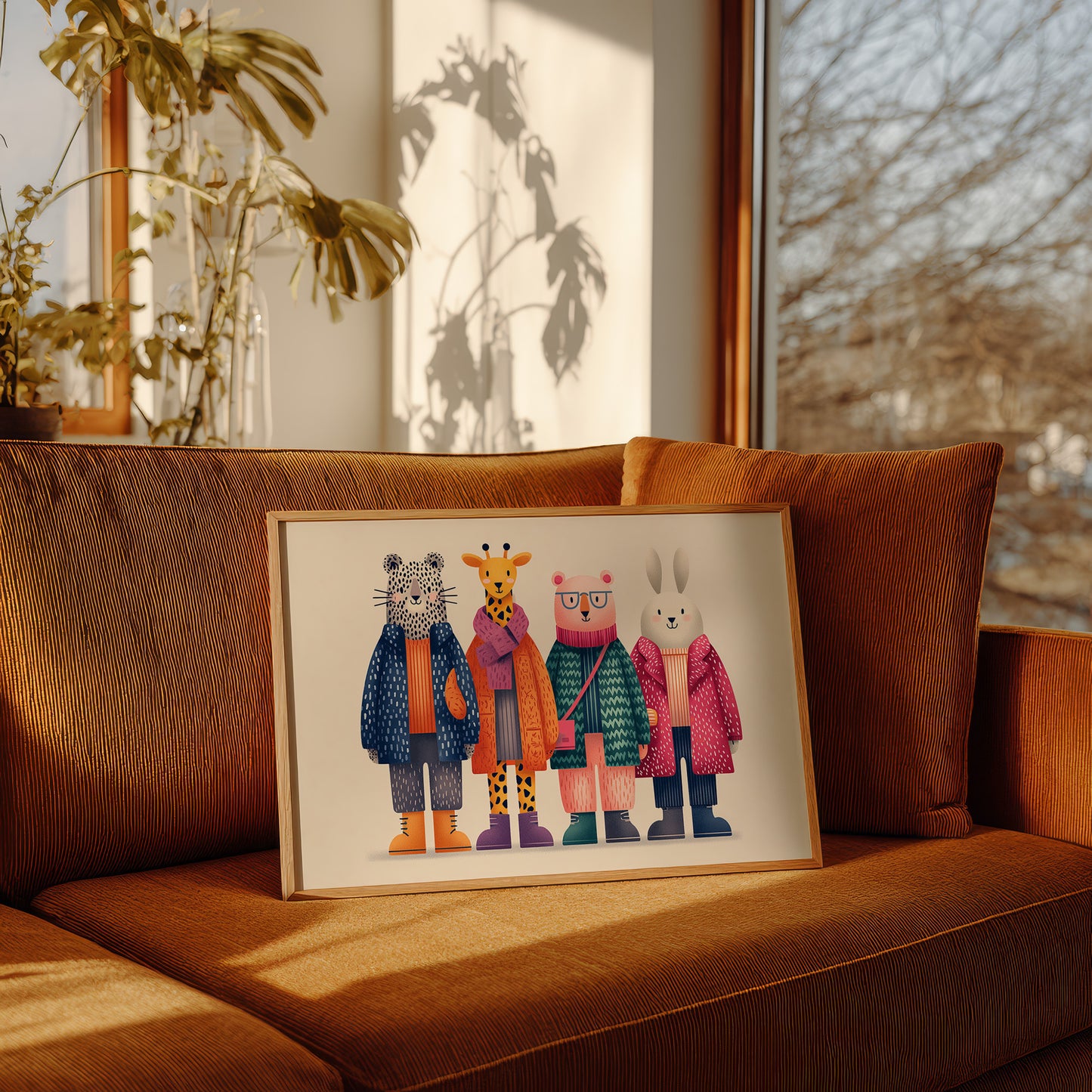 Friends in Their Sunday Coats