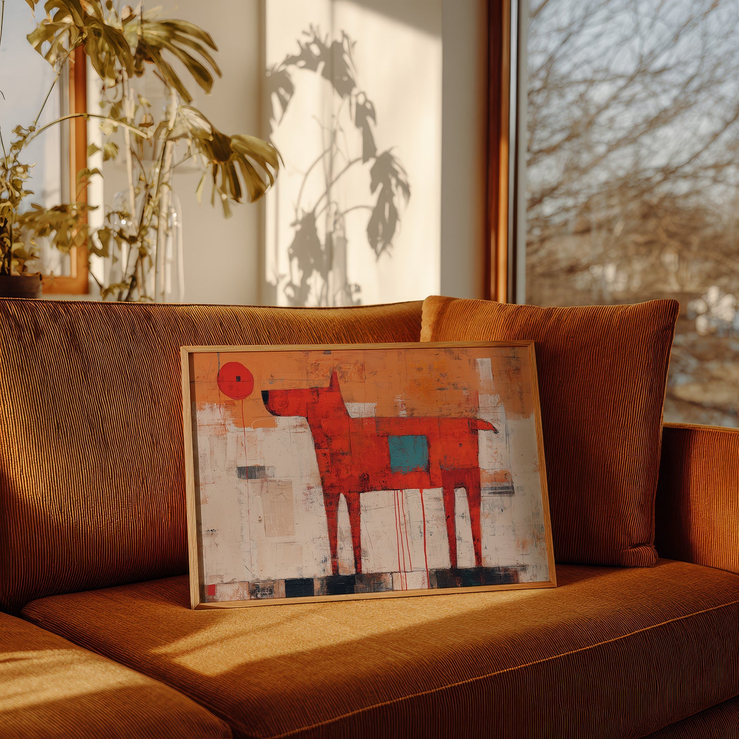 Red Dog Under a Quiet Sun