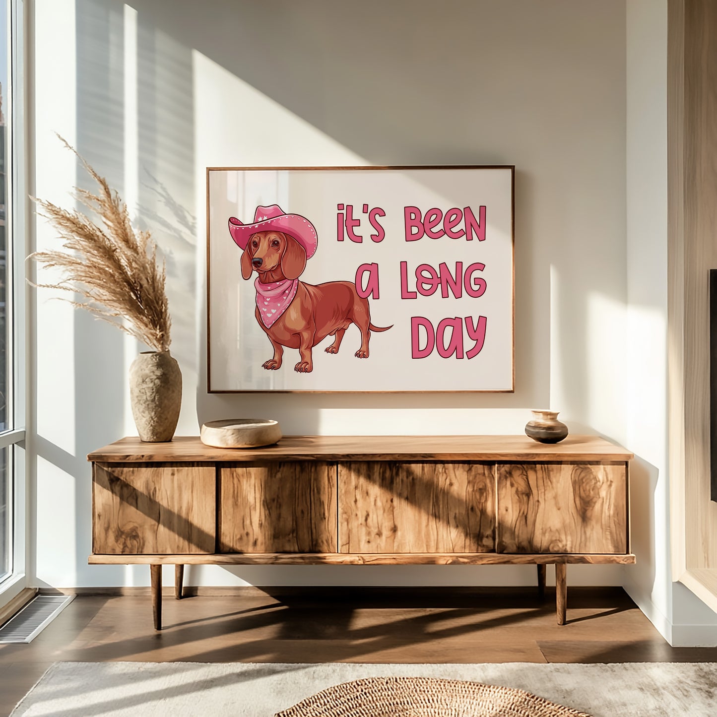 Its Been a Long Day Cowgirl Dachshund