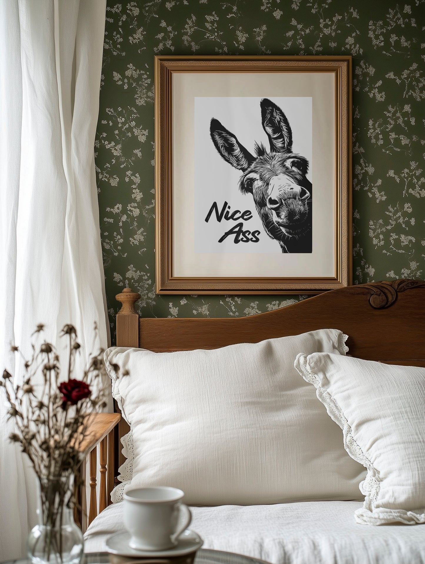 Nice Ass Donkey Humor Print