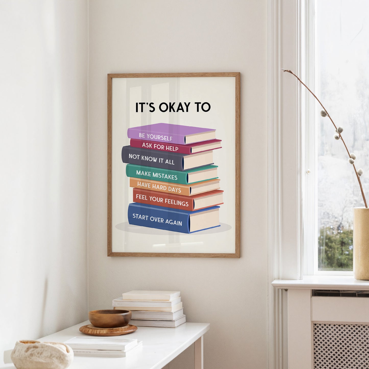 Its Okay To Stack Of Books