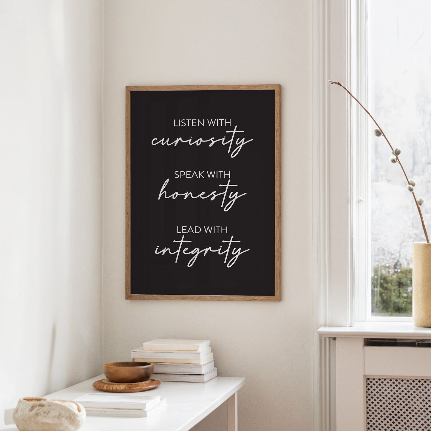 Listen Speak Lead With Integrity