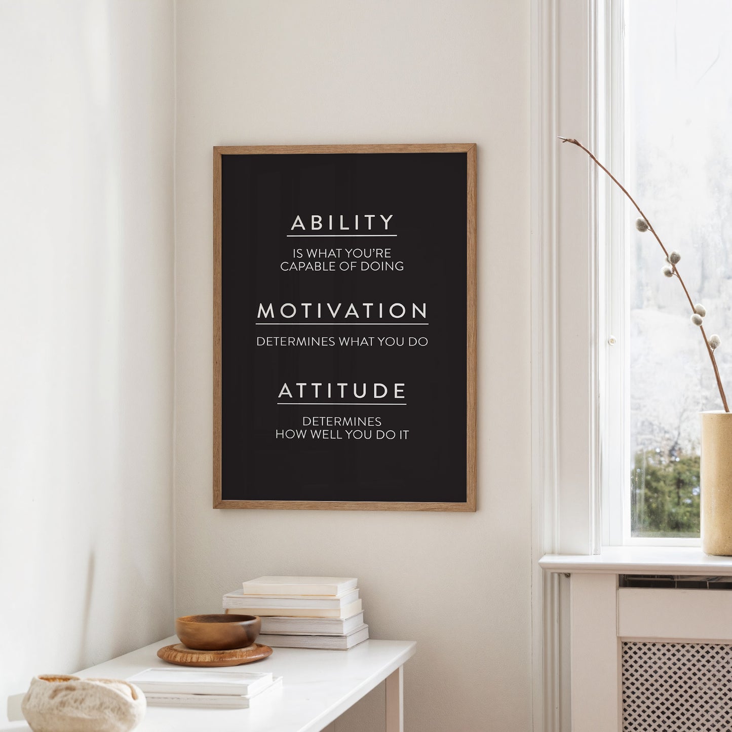 Ability Motivation Attitude Quote