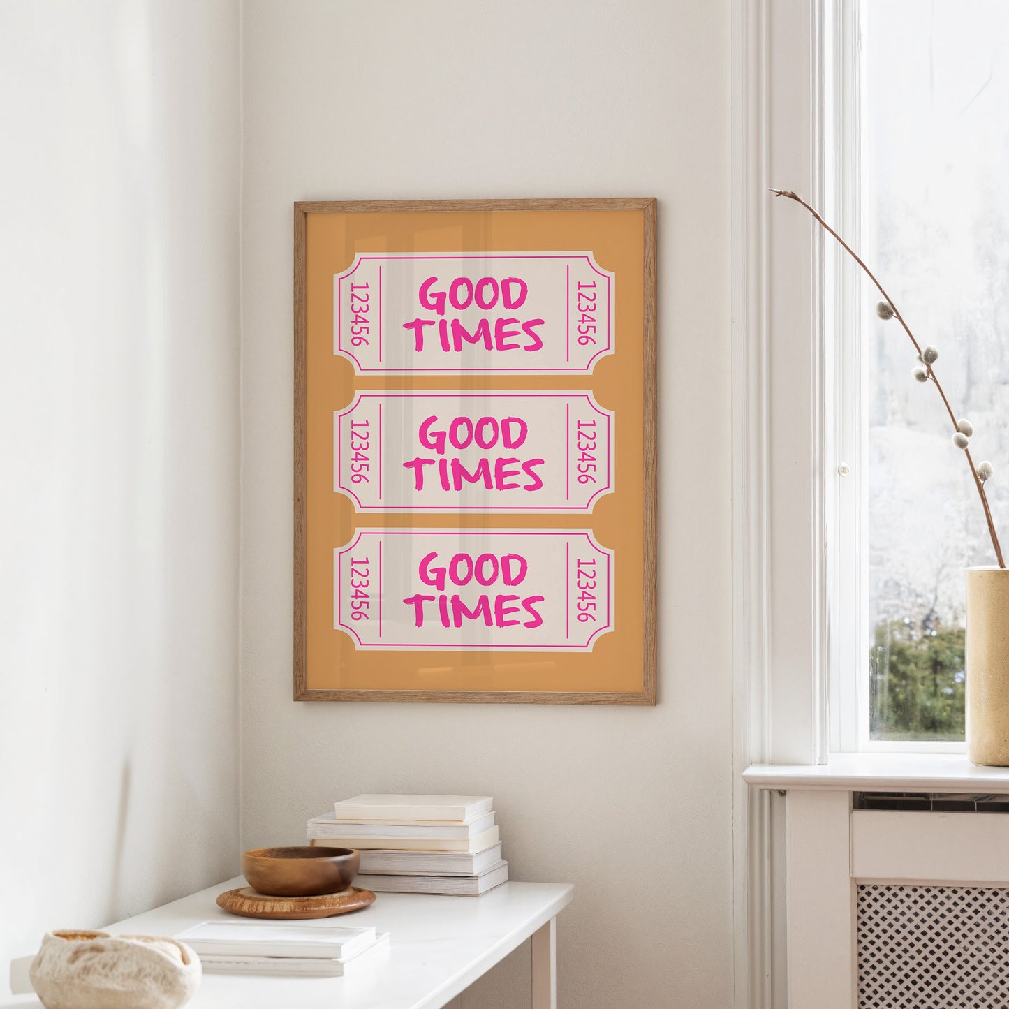 Good Times Ticket Wall Art