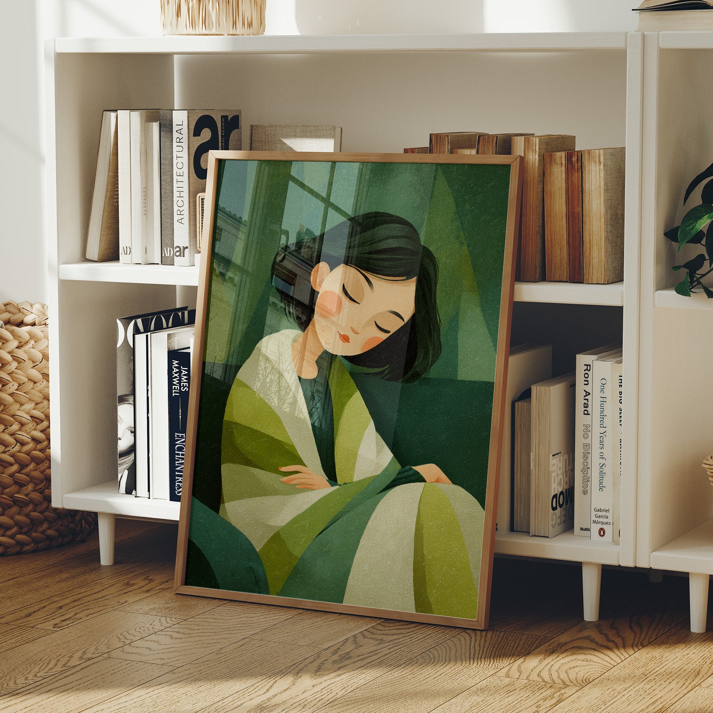 She Rests Inside the Green