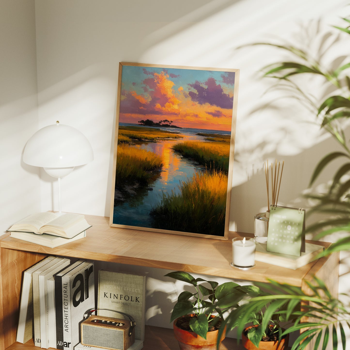 Sunset Over the Salt Marsh