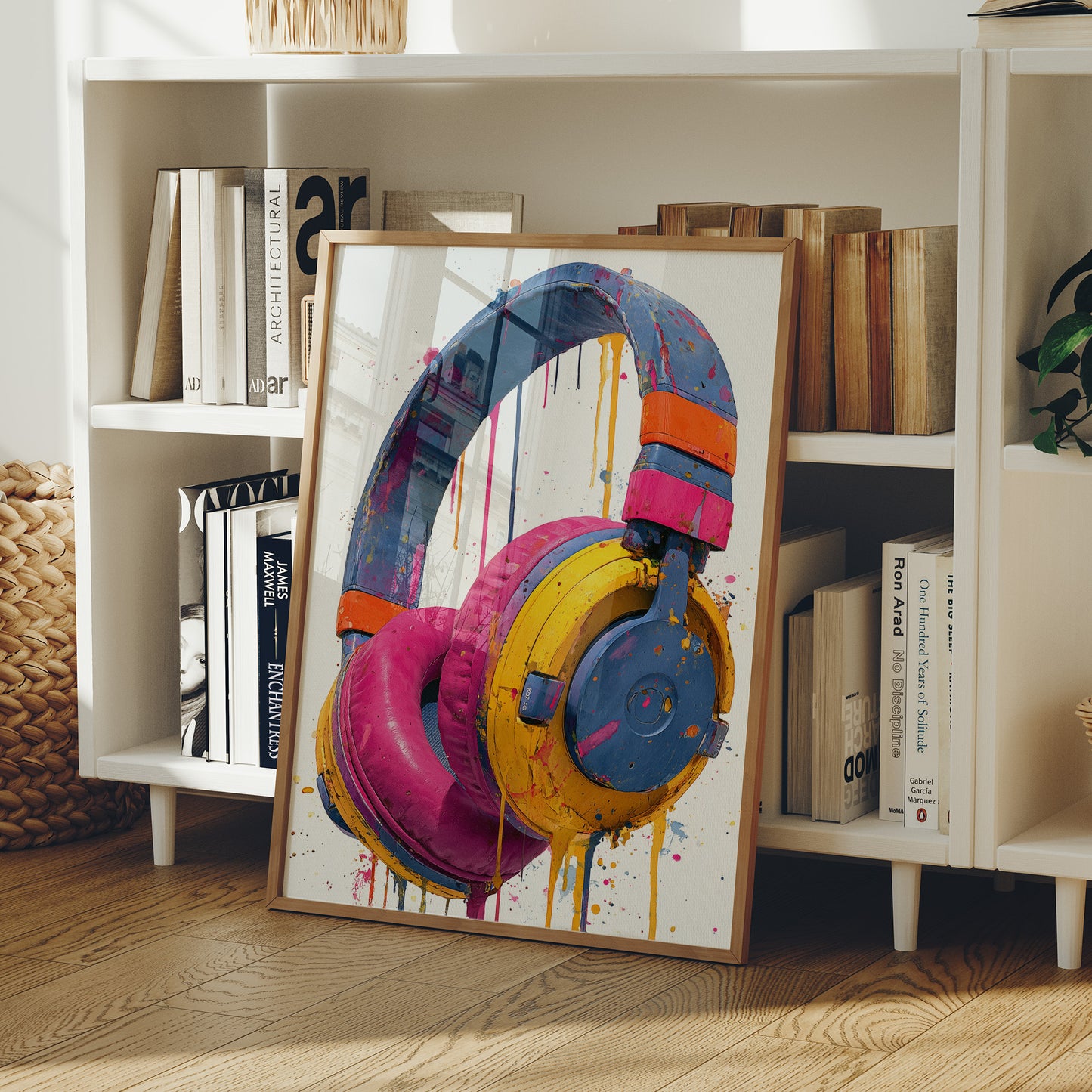 Headphones Dripping in Color
