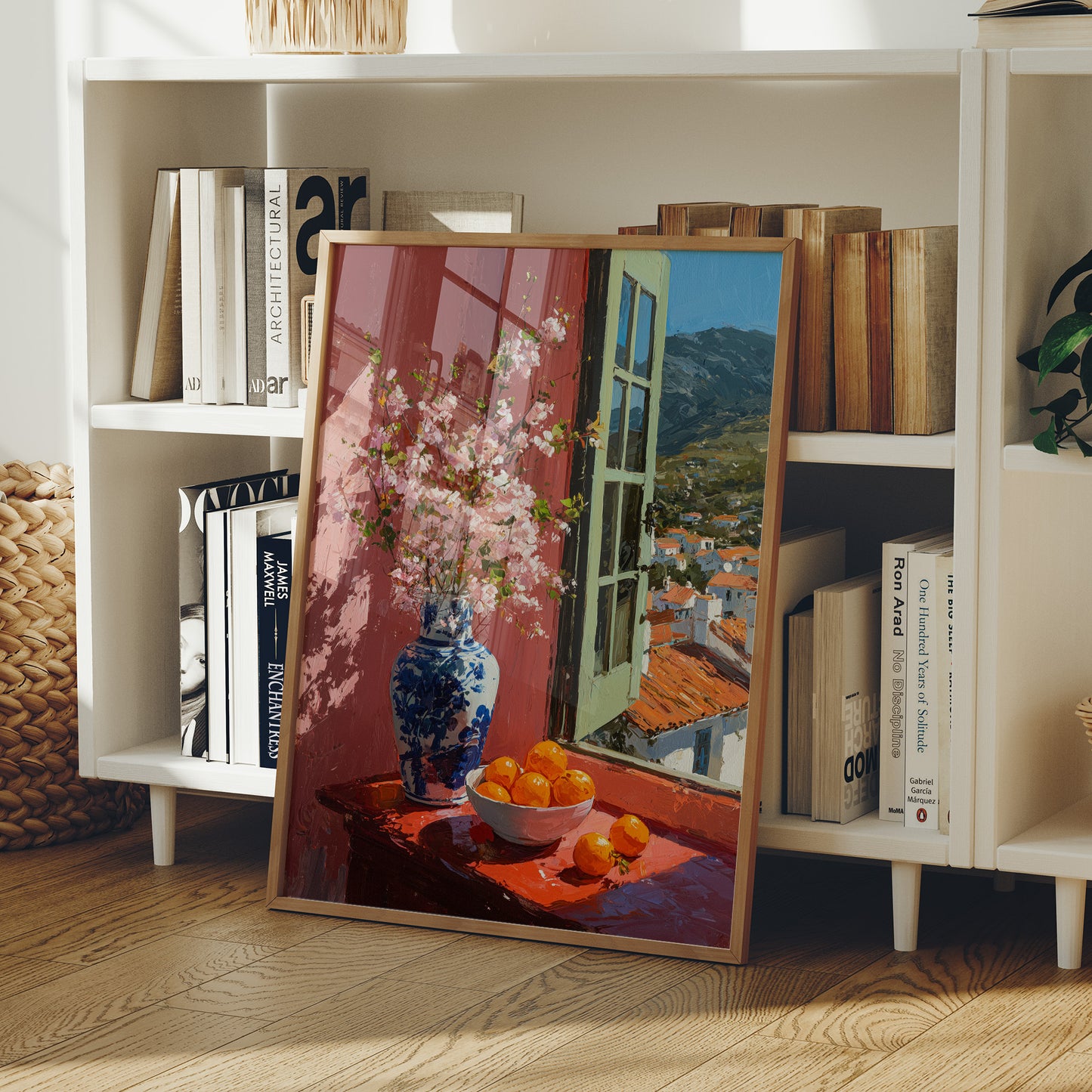 Oranges at the Red Window
