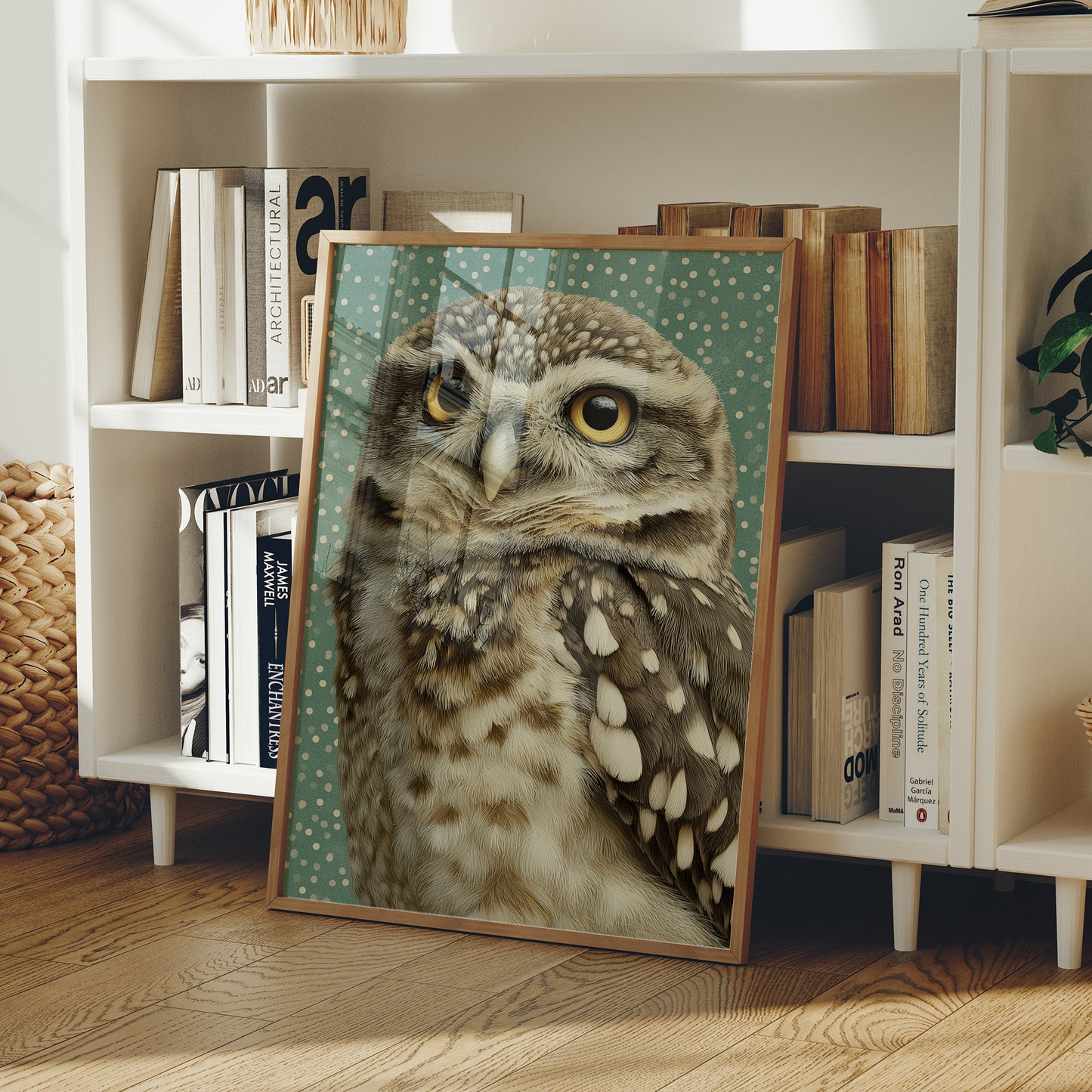 Wide-Eyed Little Owl