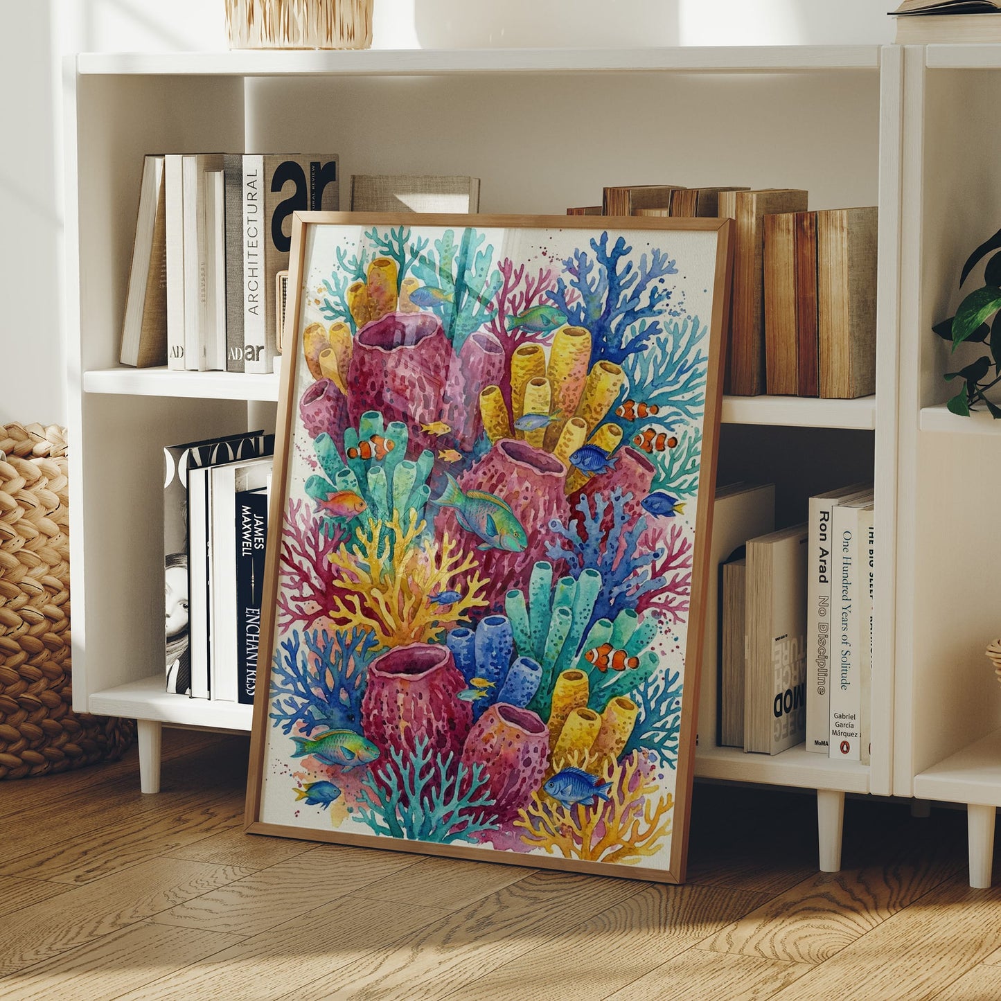 Coral Garden: Watercolor Reef Ecosystem Study