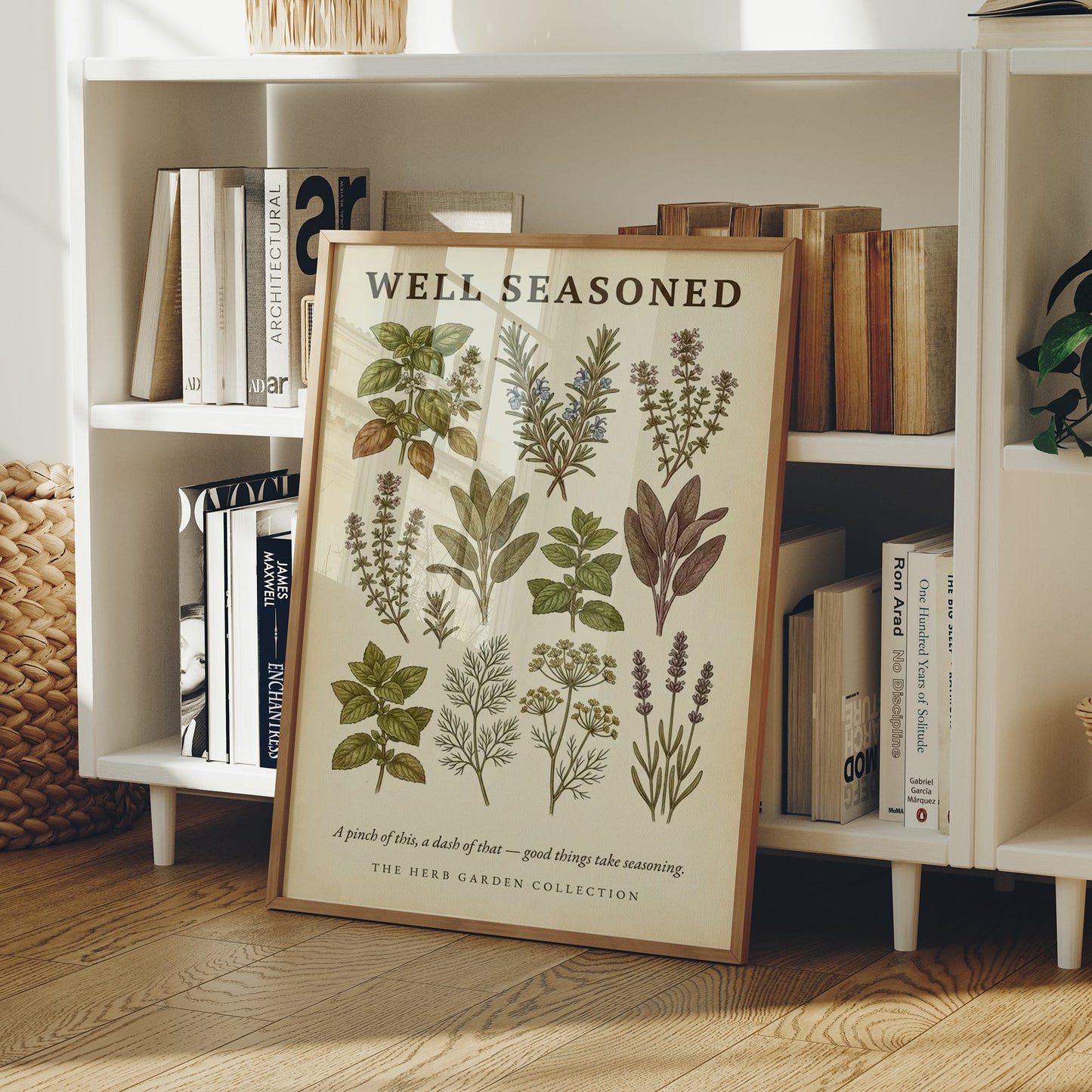Well Seasoned: Vintage Herb Garden Chart