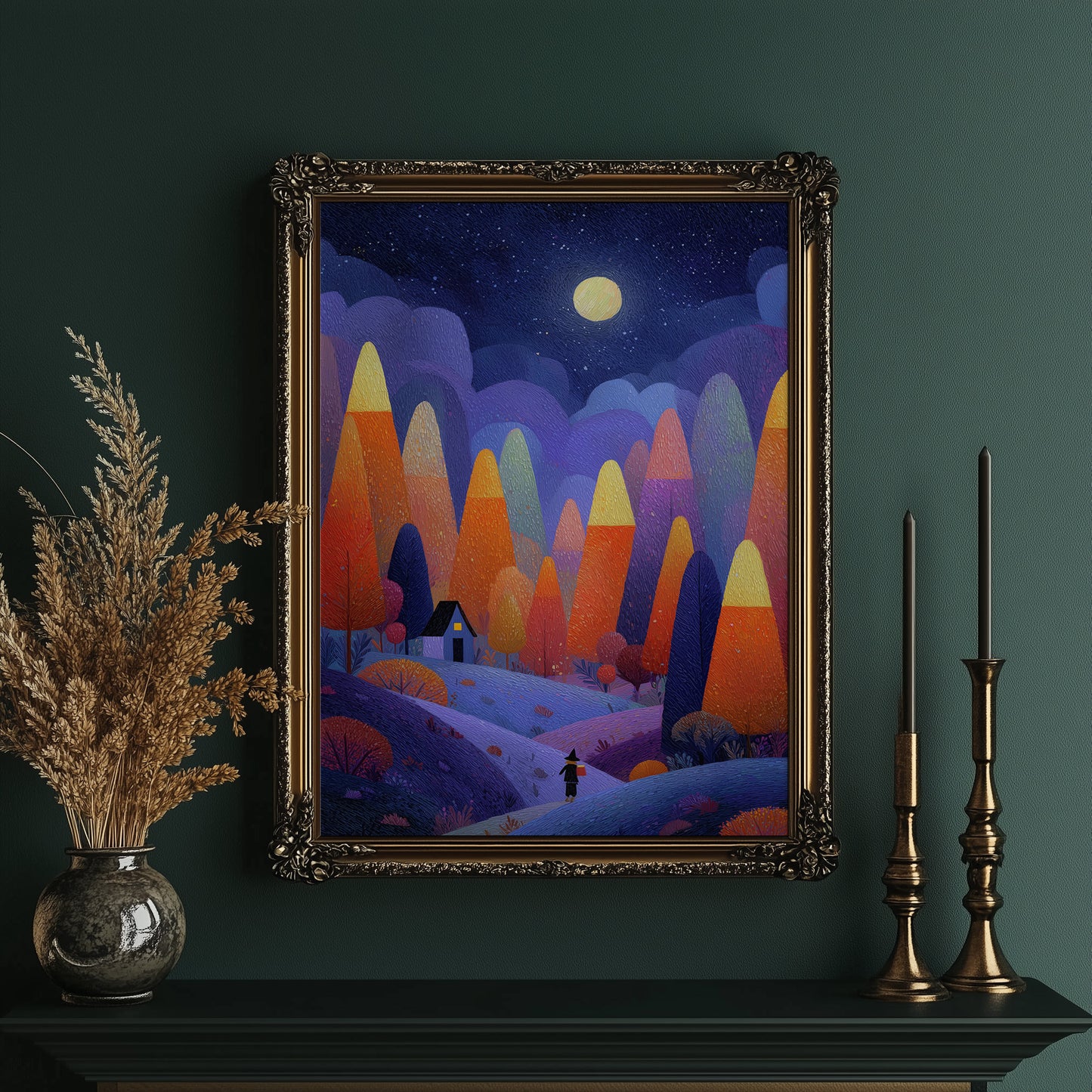 The Witch's Moonlit Path