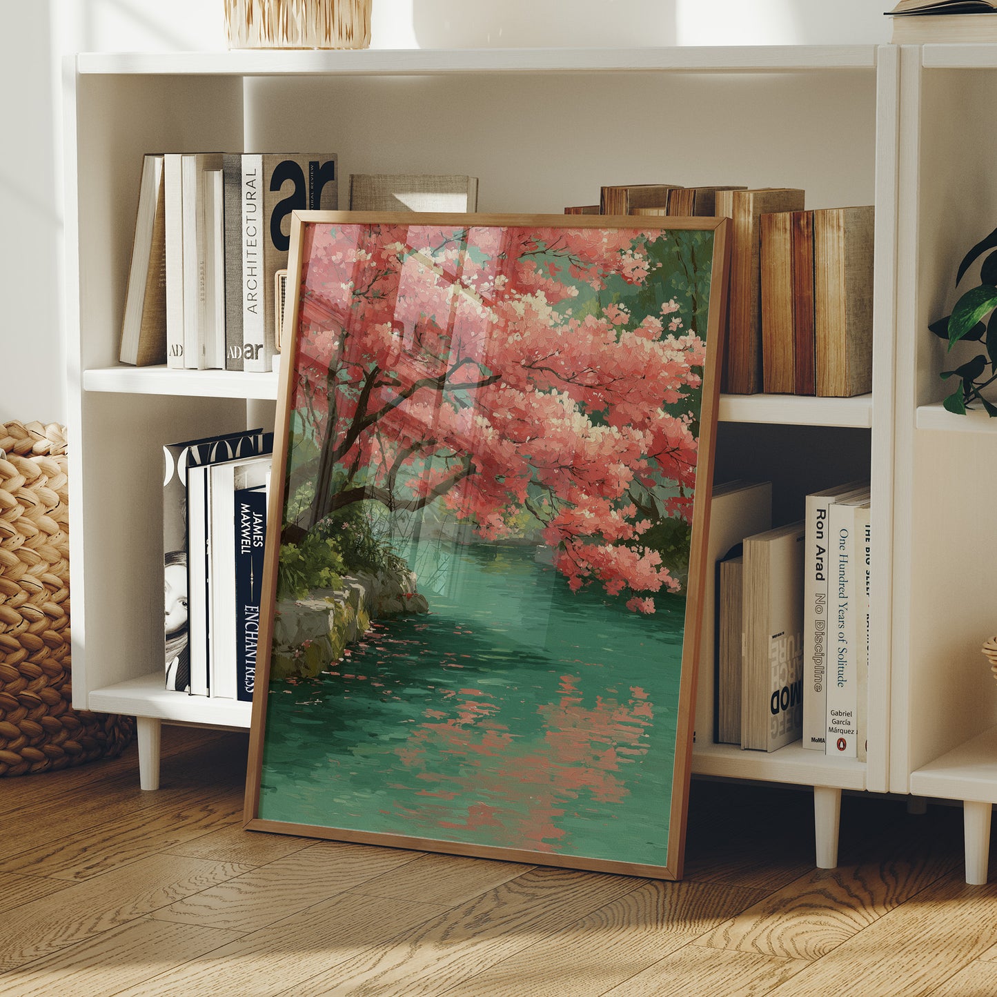 Blossoms Meet the Jade Water