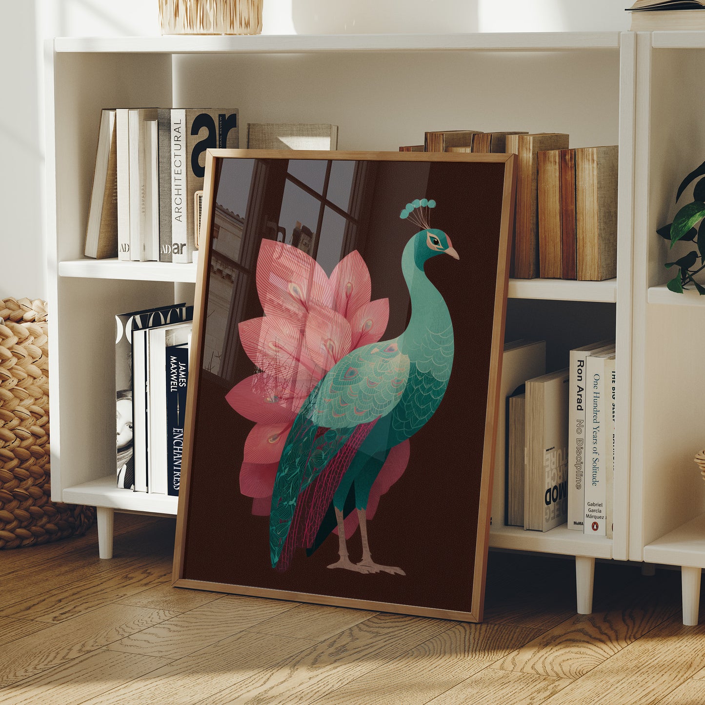 Peacock in Full Bloom