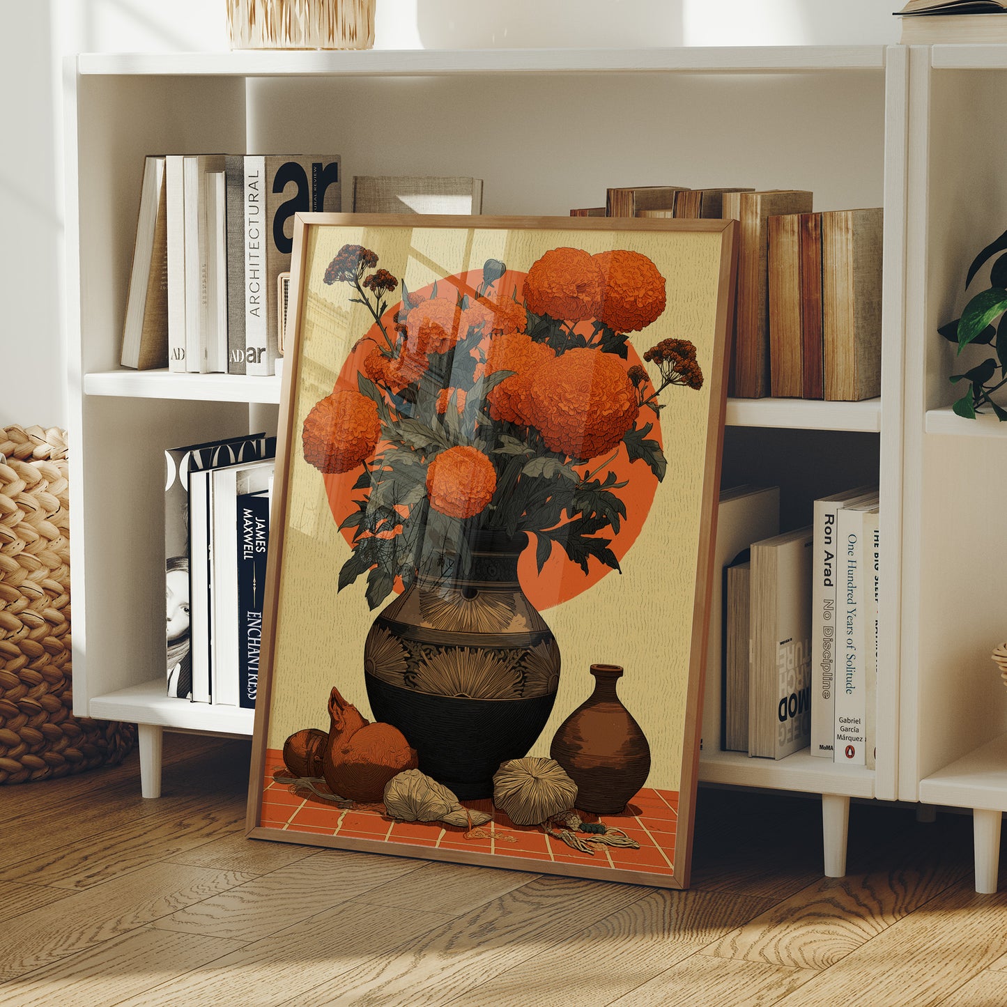 Marigolds in Clay