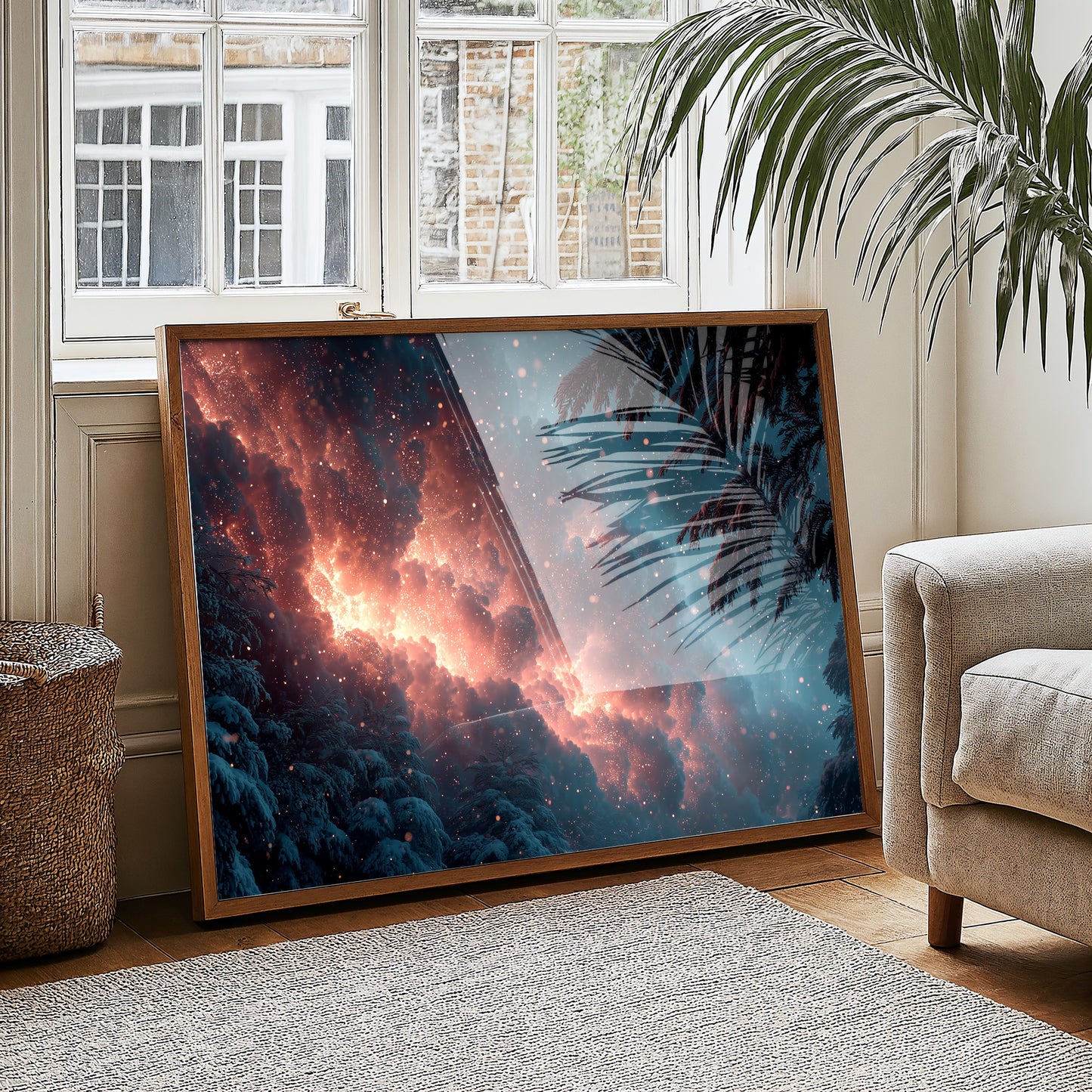 Winter Nebula Above the Pines