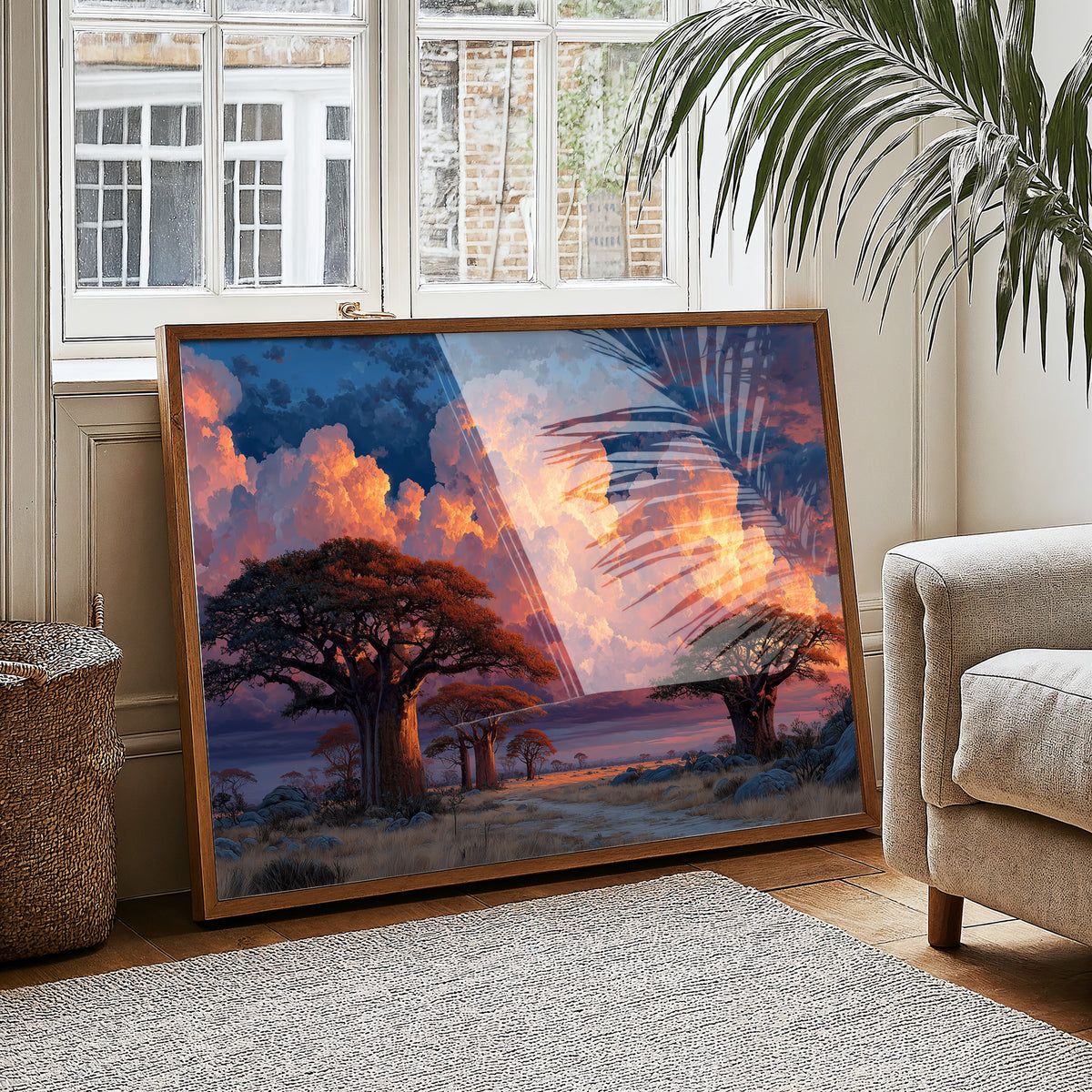 Baobabs Watch the Sky Catch Fire