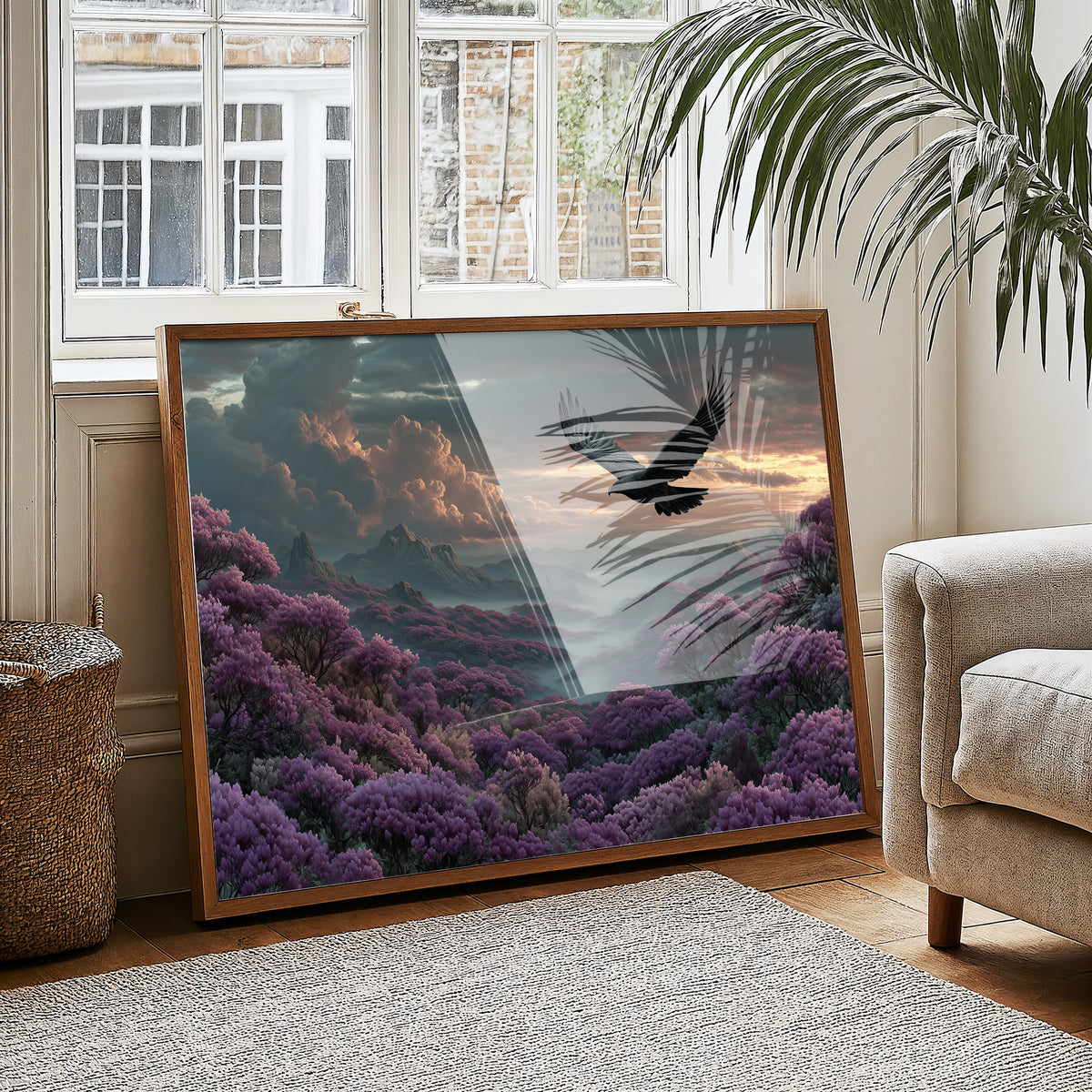 The Eagle Prefers the Purple Route