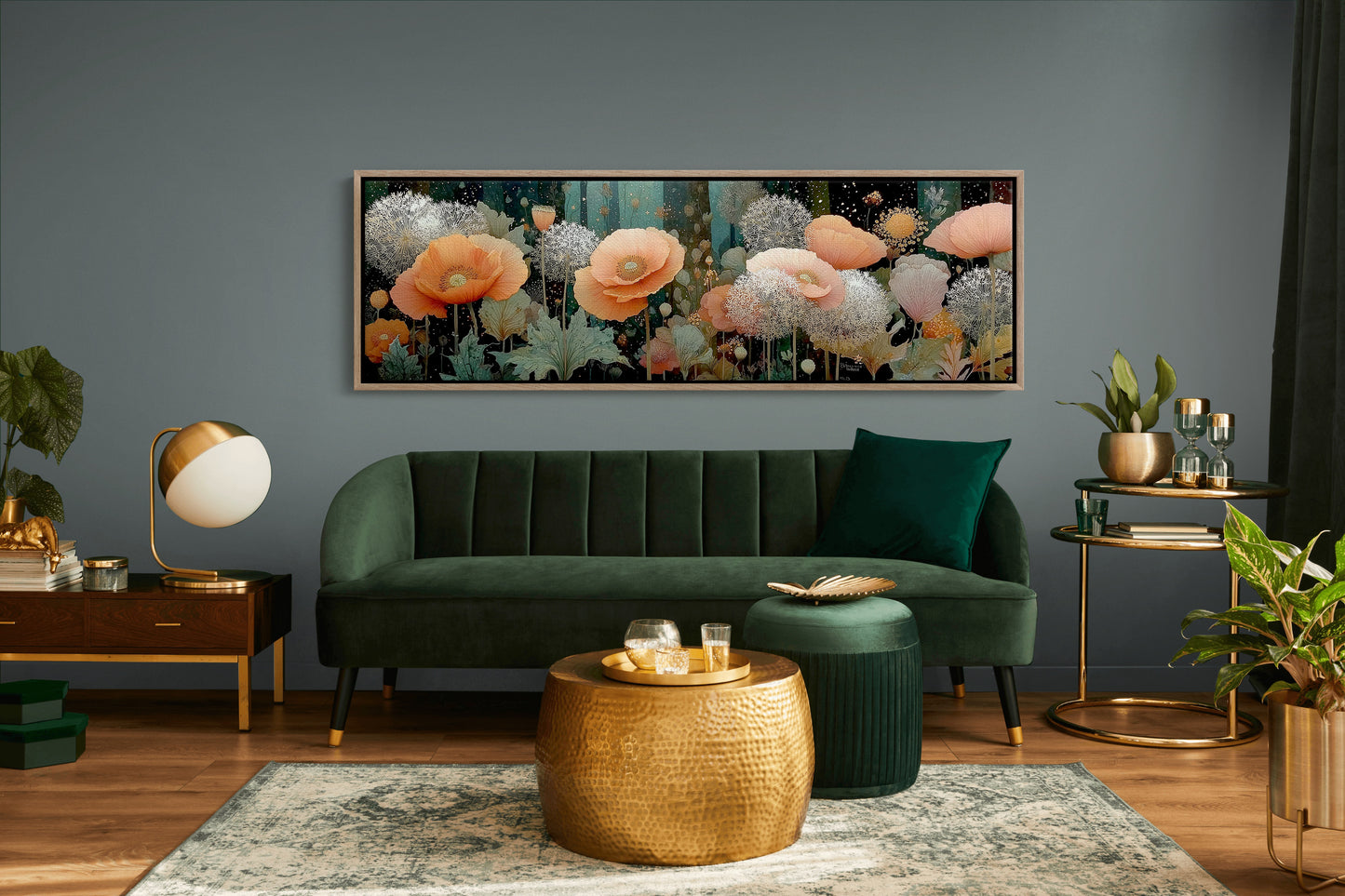 Moonlit Poppies And Dandelion Dreams