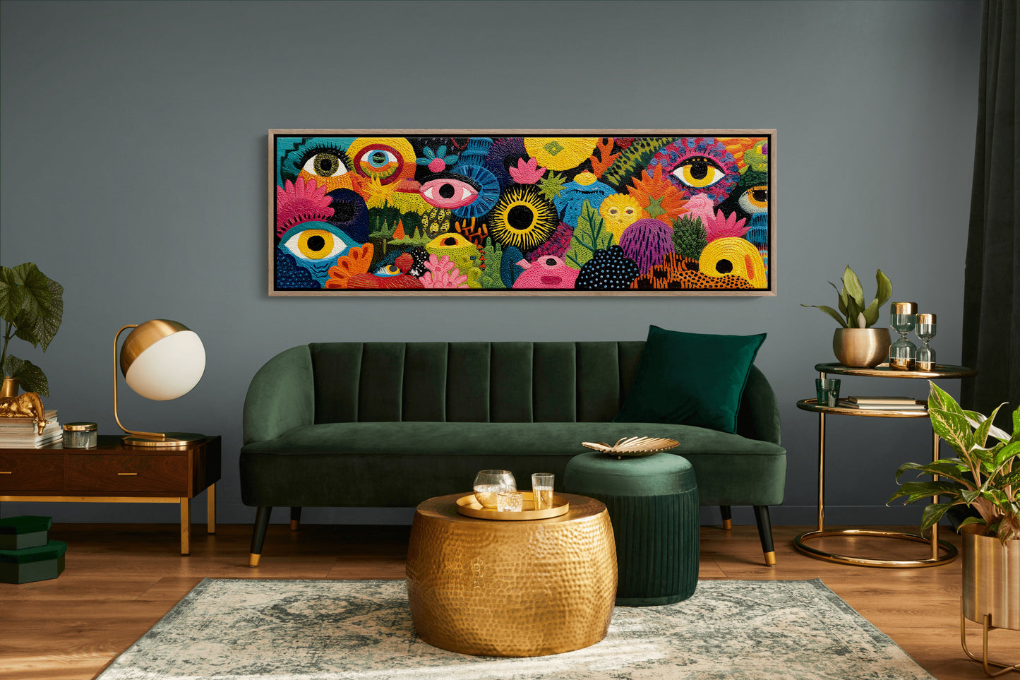 Eyes Watching Through Color