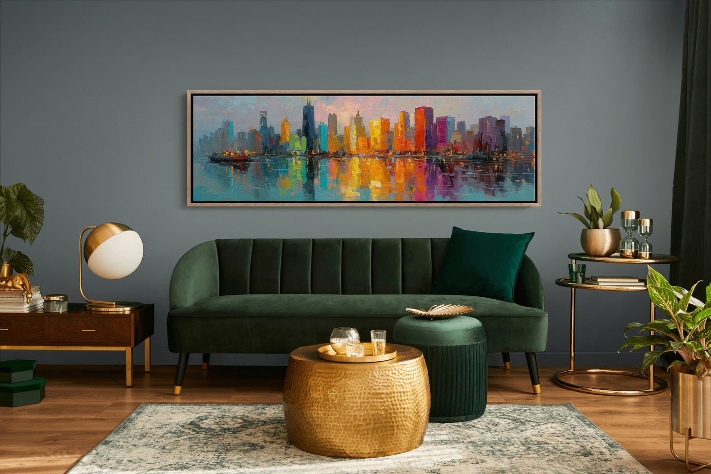 Neon City Reflections