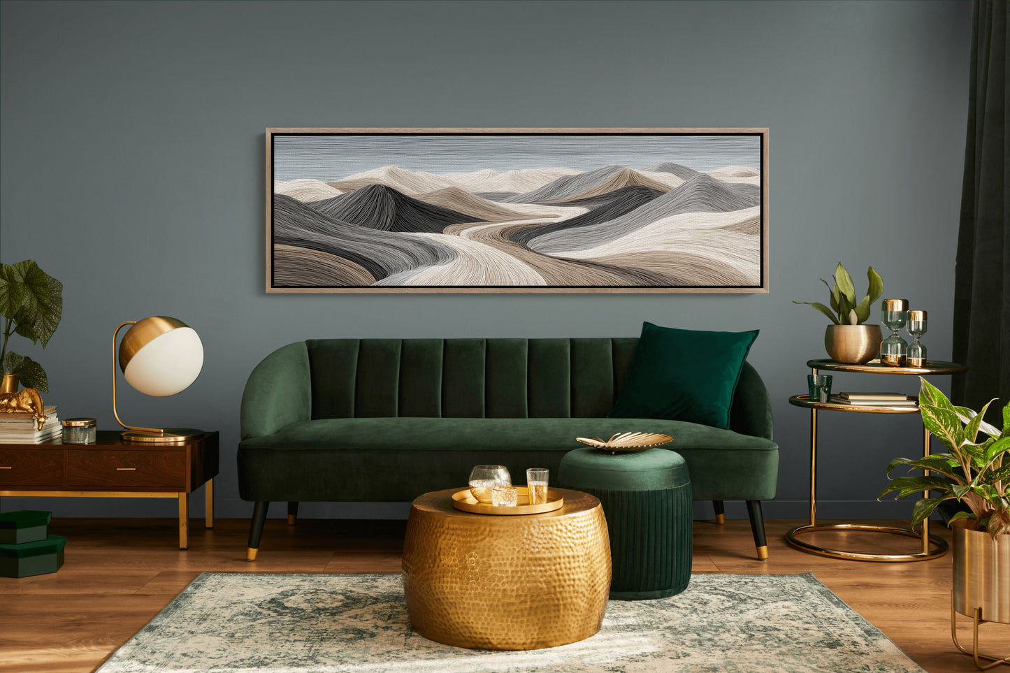 Flowing Sand Dune Abstract Landscape