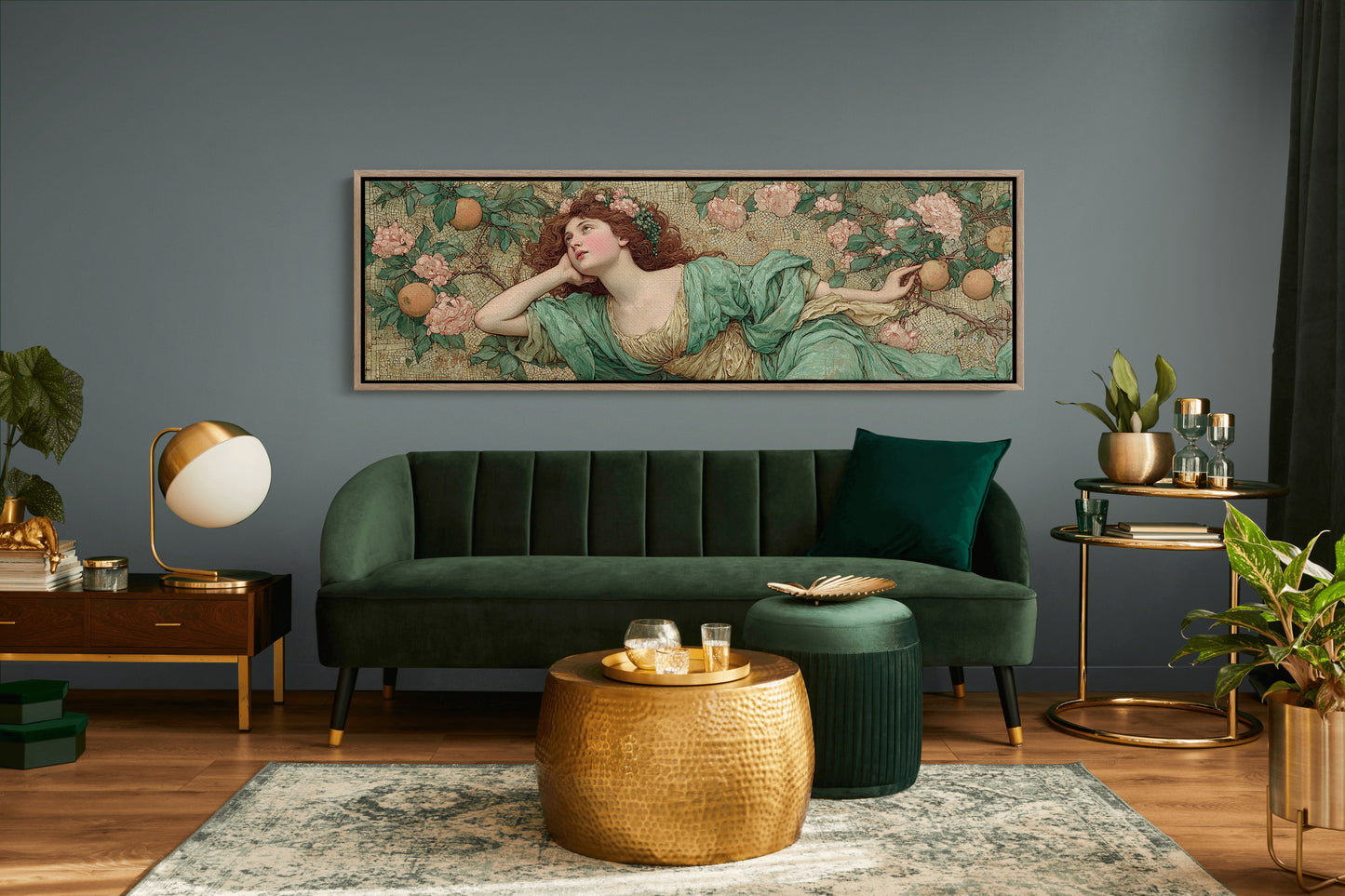 Romantic Art Nouveau Garden Muse