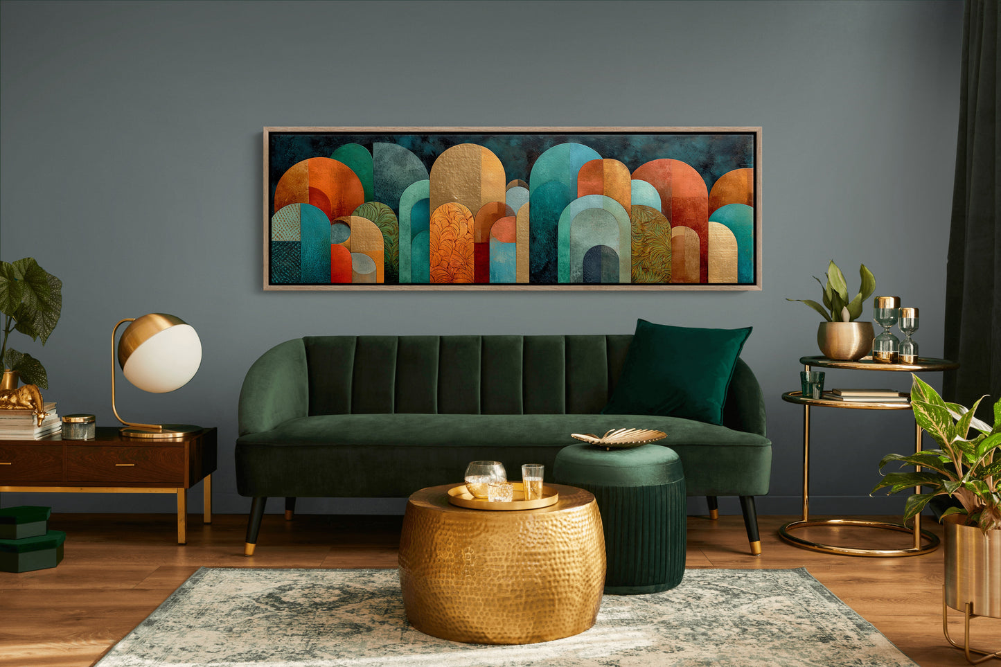 Art Deco Arches In Jewel Tones