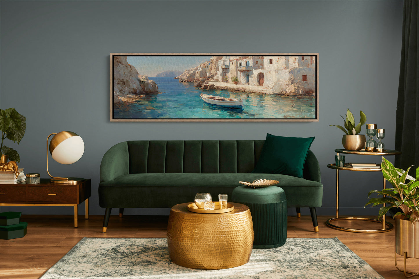 Quiet Boat in a Coastal Cove