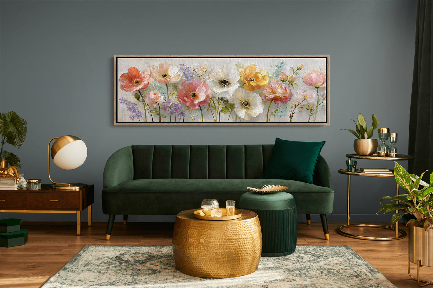 Garden Blooms In Soft Pastel Light