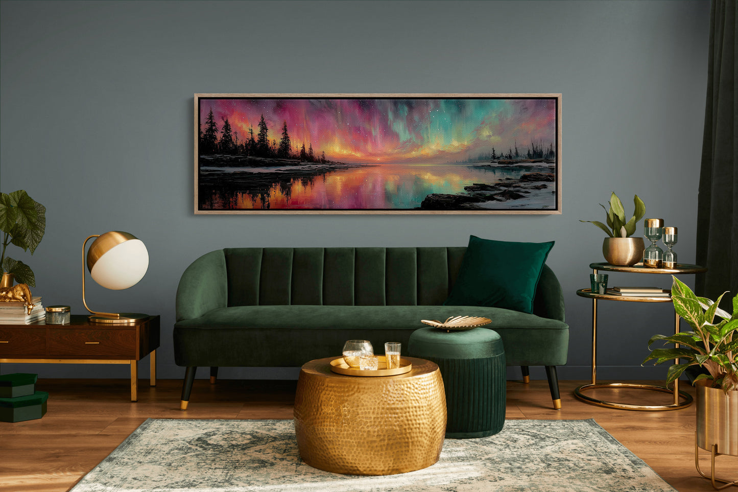 Northern Lights Over Still Waters