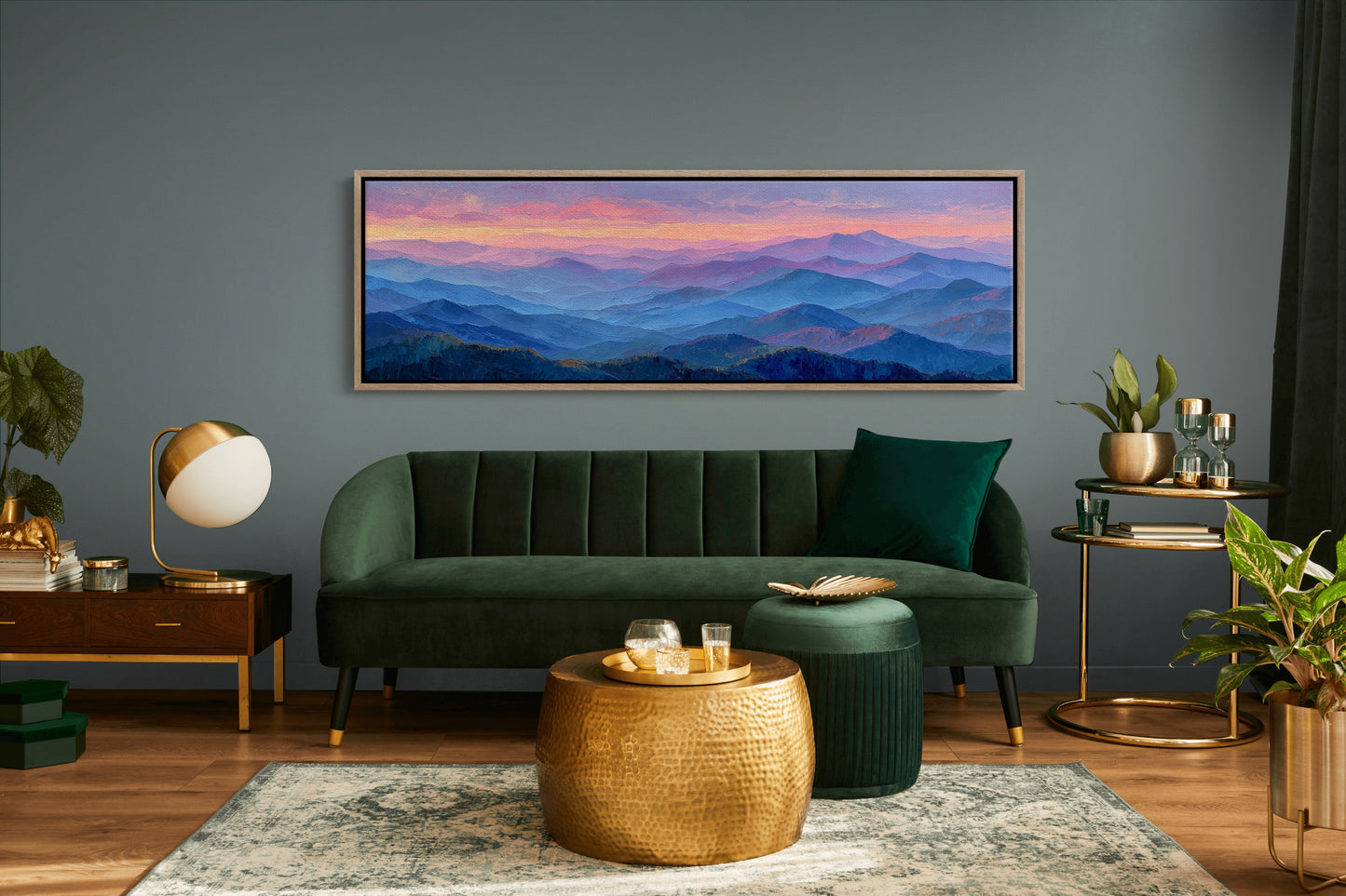 Pastel Mountains Drift at Dusk