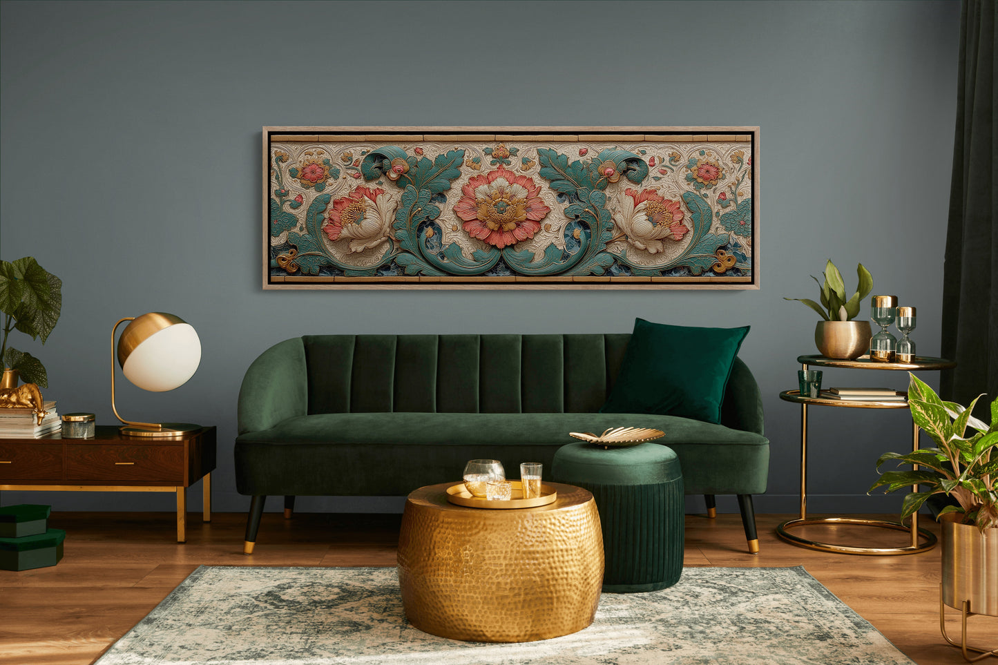 Floral Carvings of Quiet Opulence