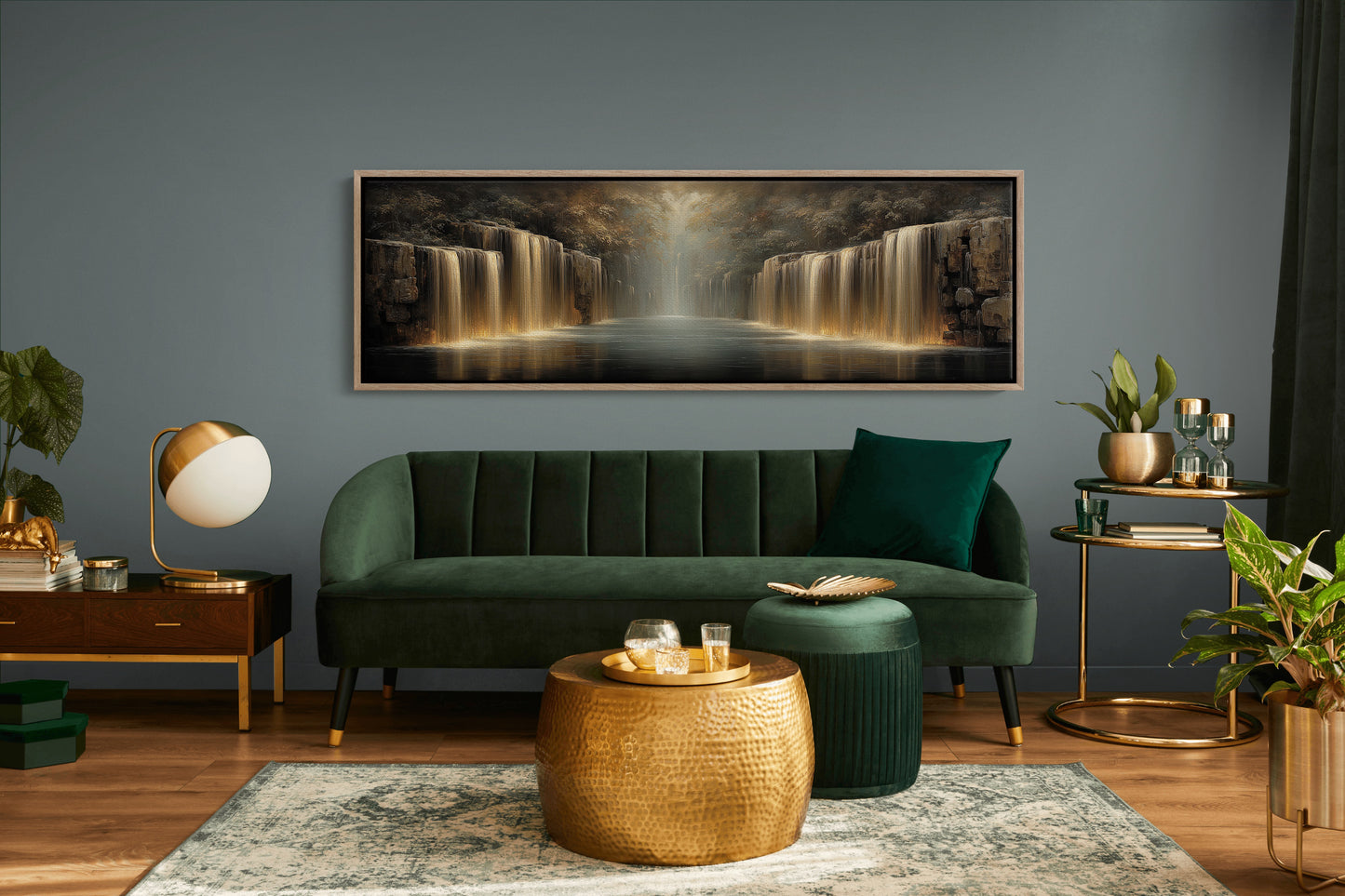 Golden Falls of the Hidden Valley