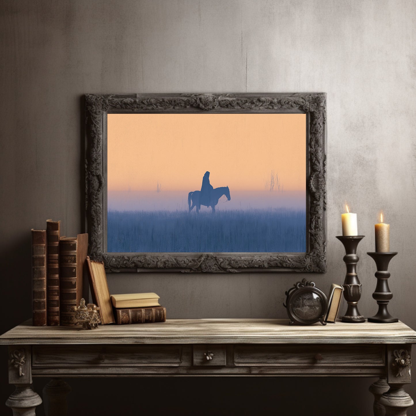 The Rider at Dawn's Edge