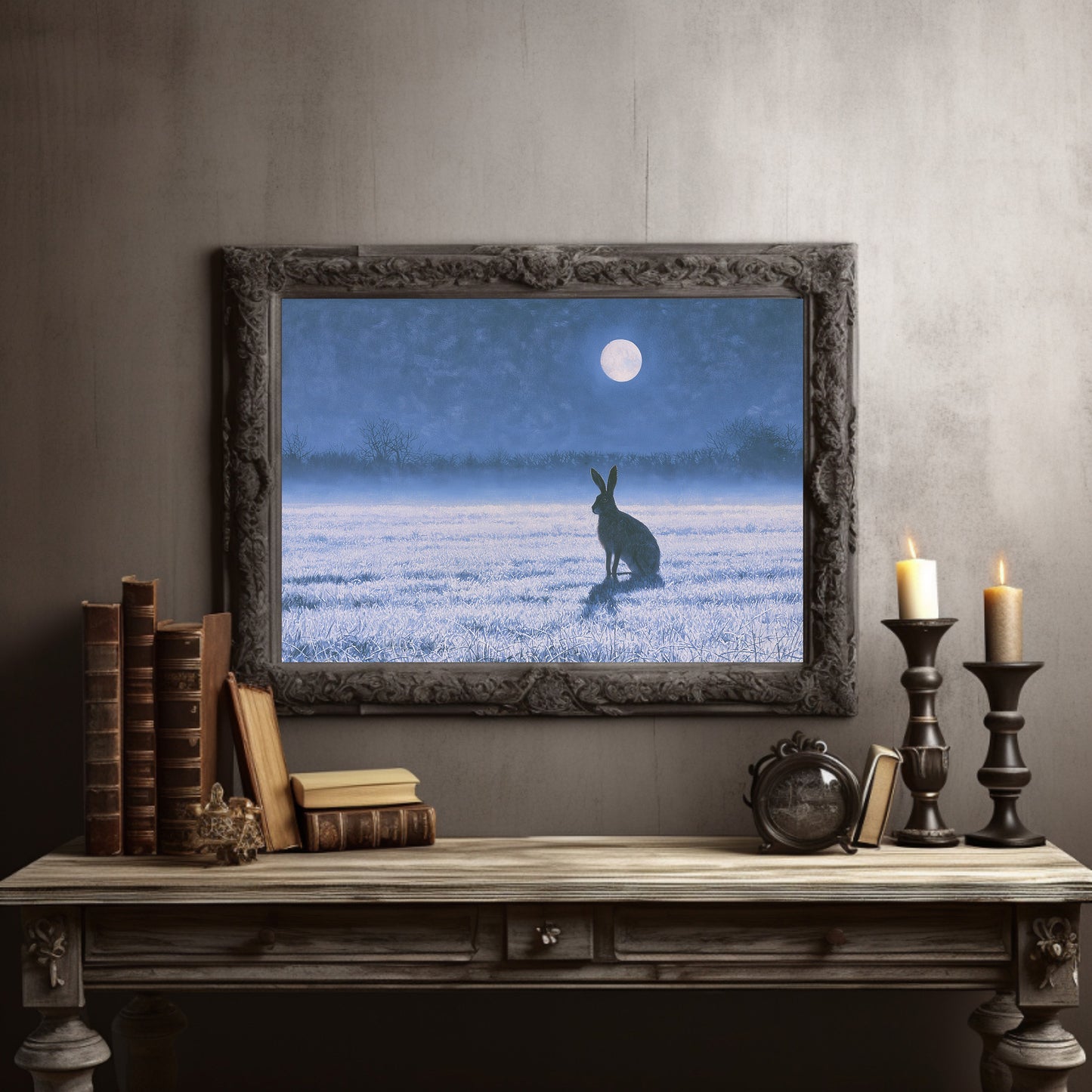 The Hare and the Full Moon