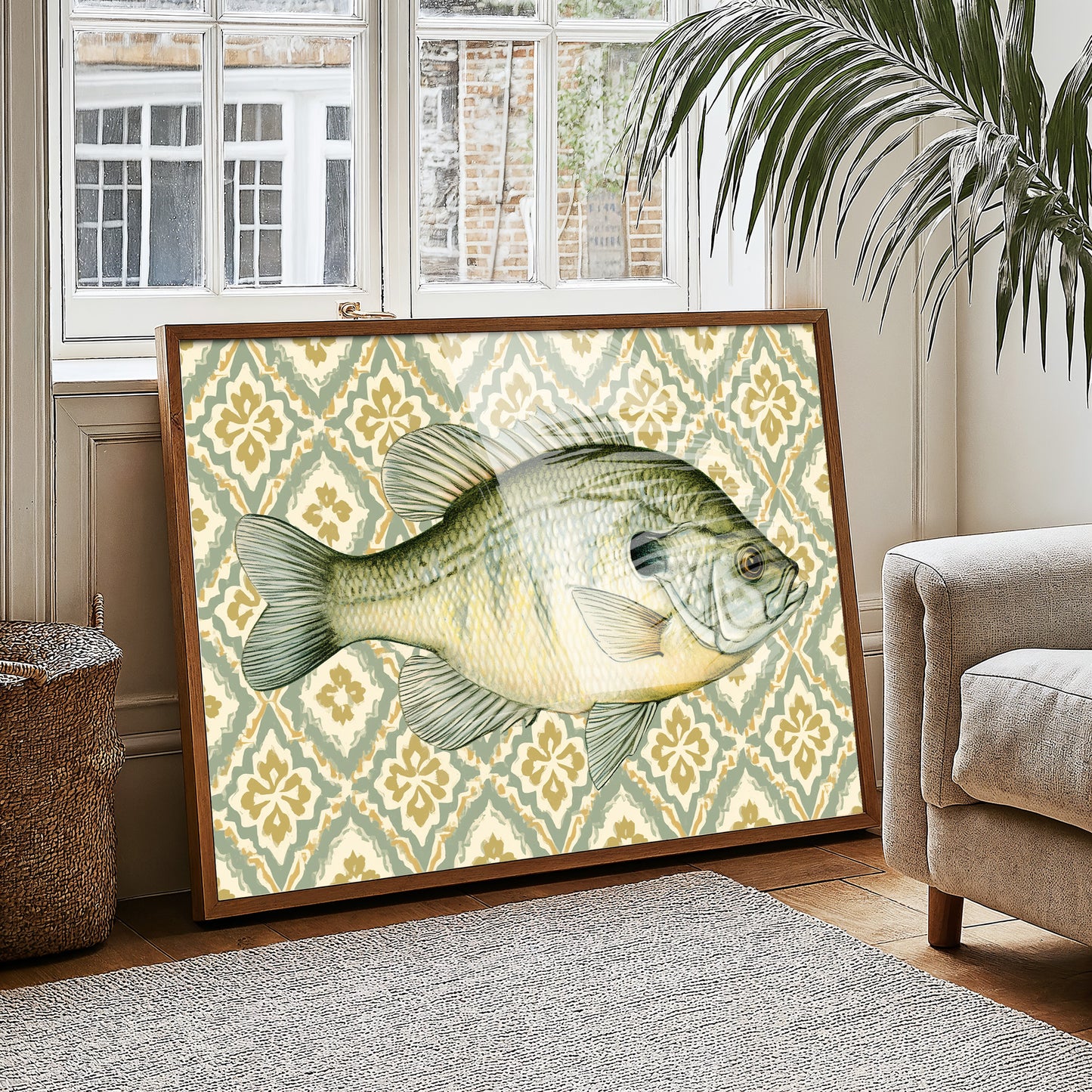 Bluegill, Sage Damask