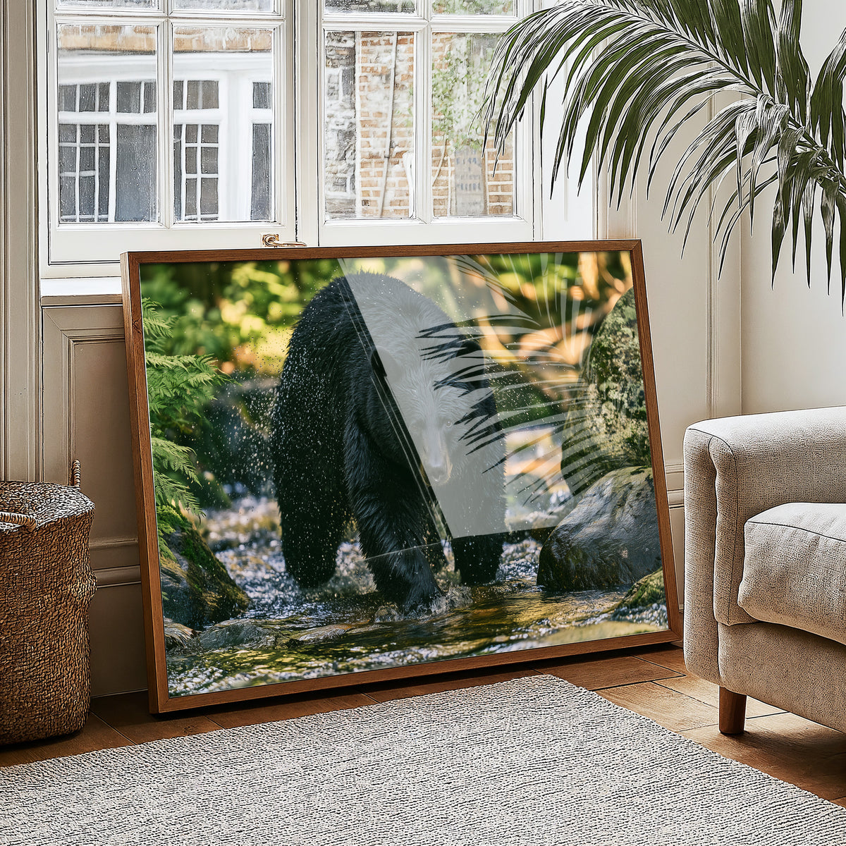 Black Bear at the Water's Edge