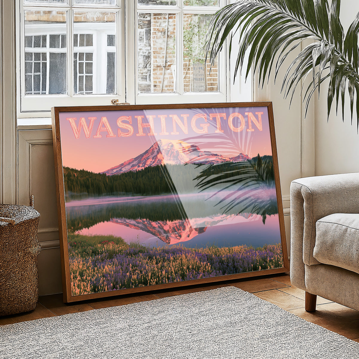 Washington Rainier Reflection
